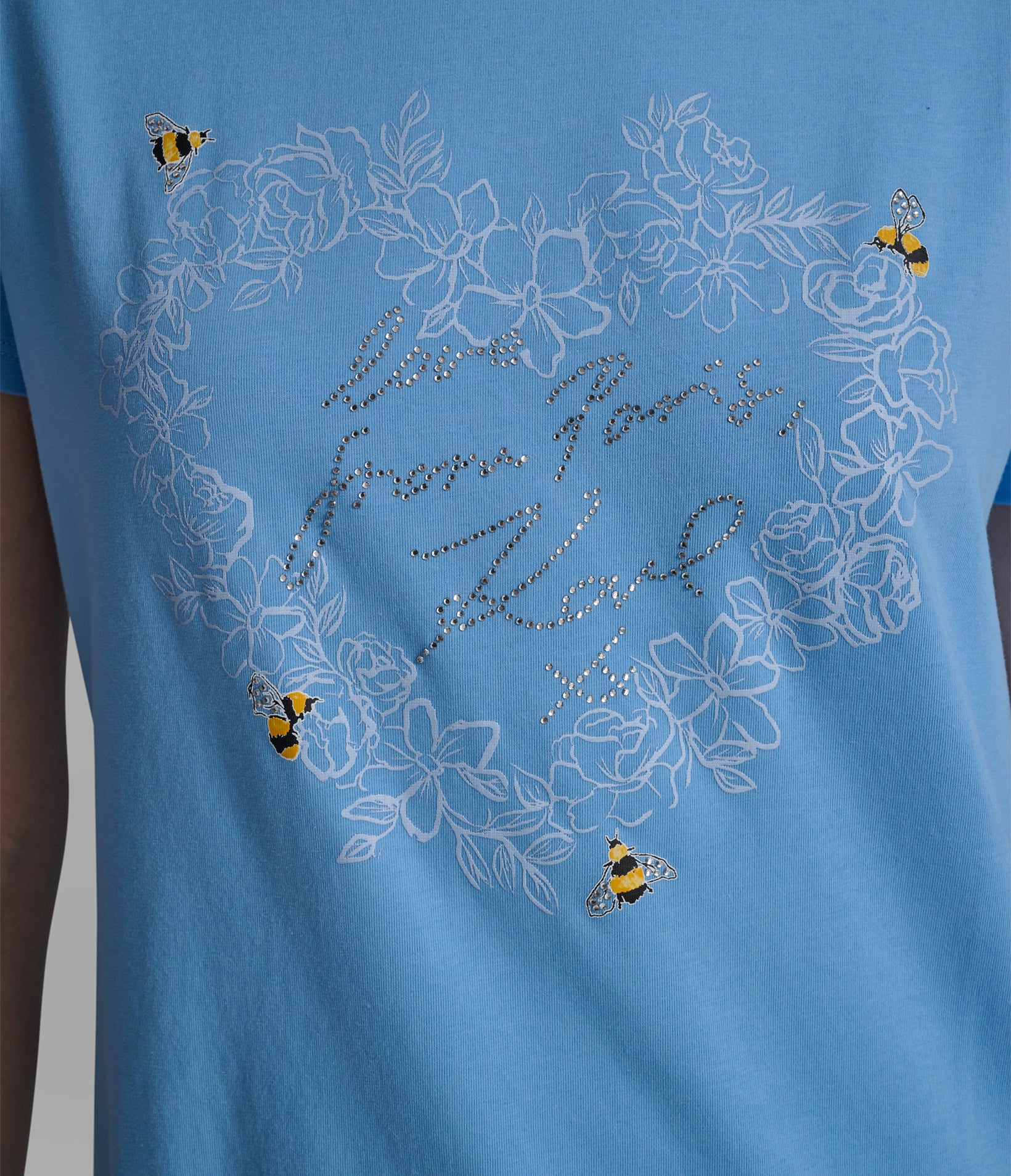 FLORAL HEART LOGO TEE VIEW 6 | New Women's Clothing