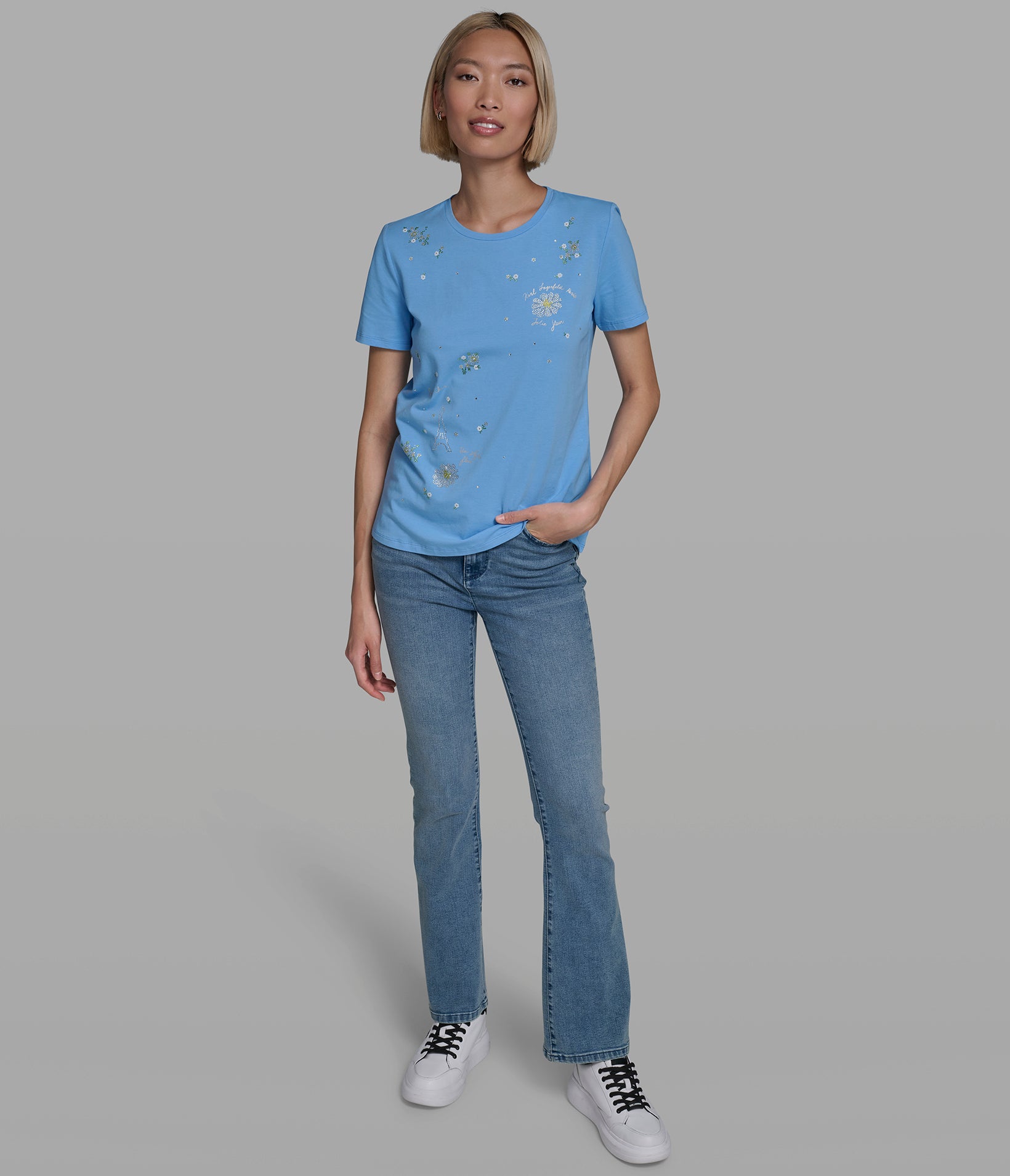 EMBELLISHED WHIMSY TEE VIEW 4 | New Women's Clothing