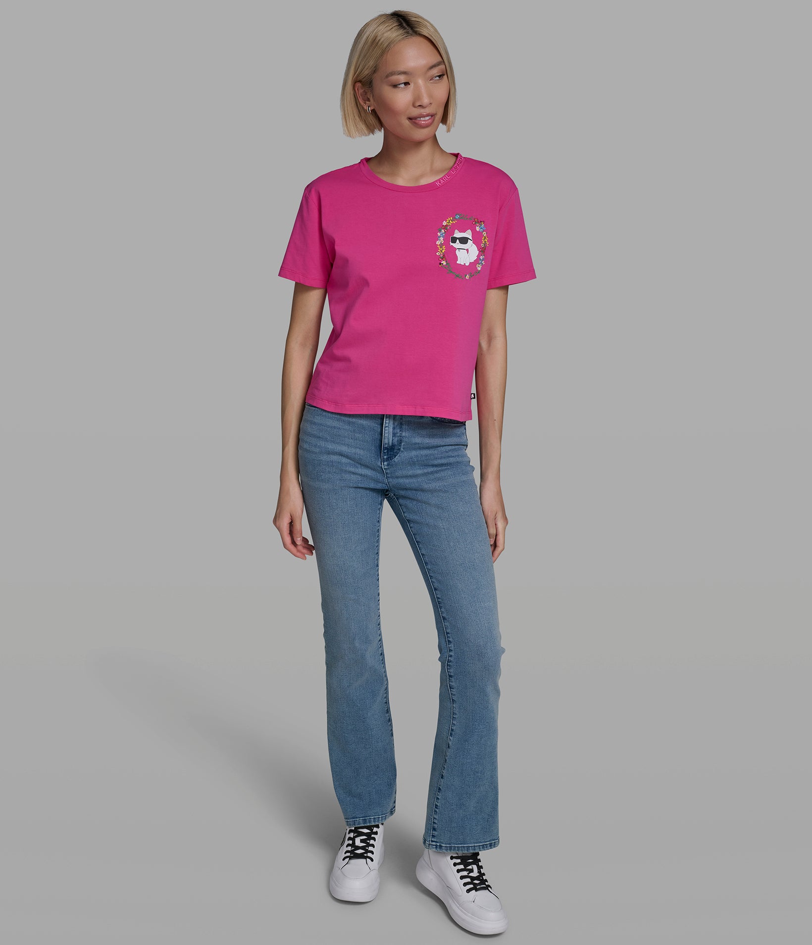 FLORAL FRAME CHOUPETTE TEE VIEW 4