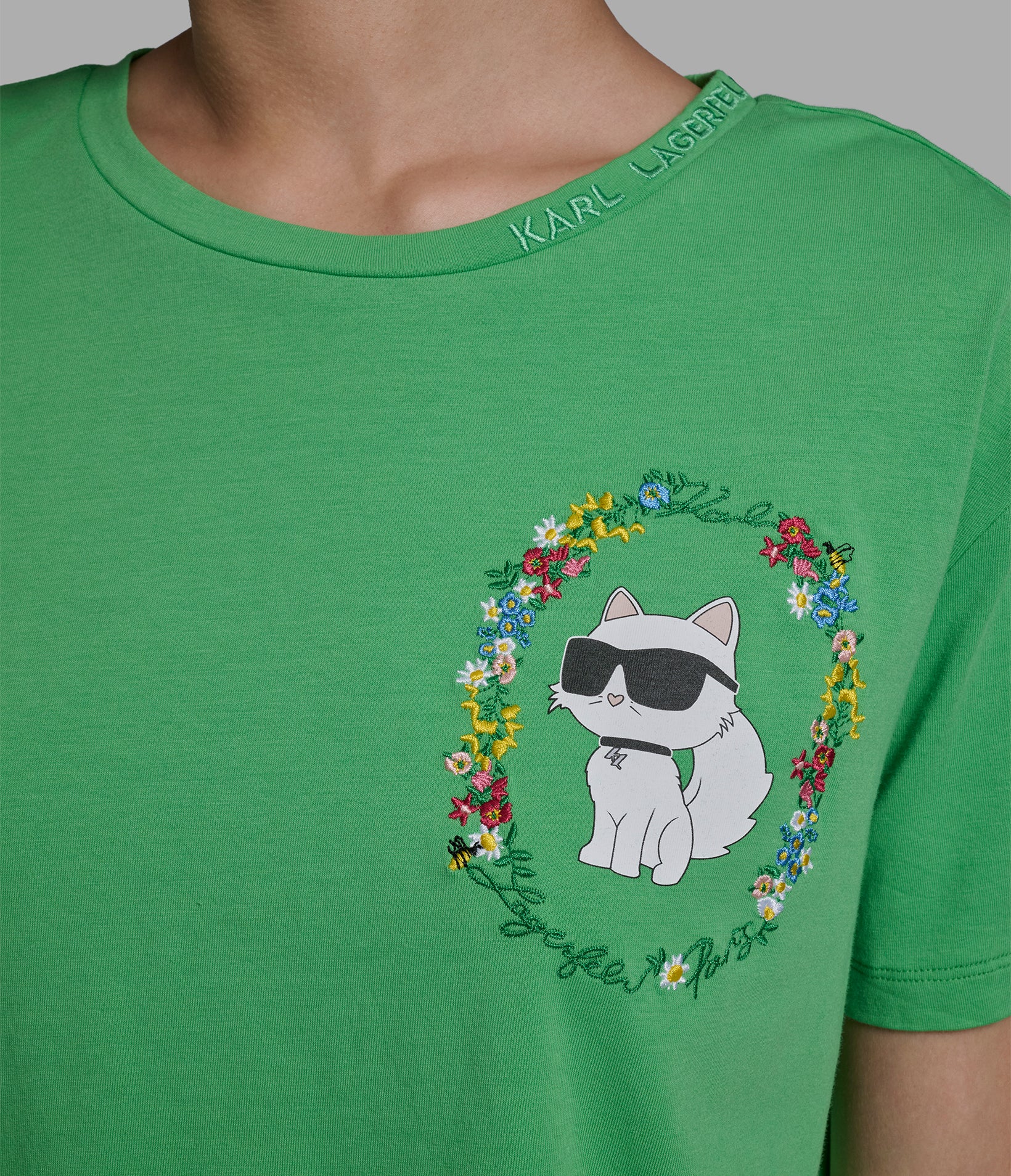 FLORAL FRAME CHOUPETTE TEE VIEW 6 | New Women's Clothing