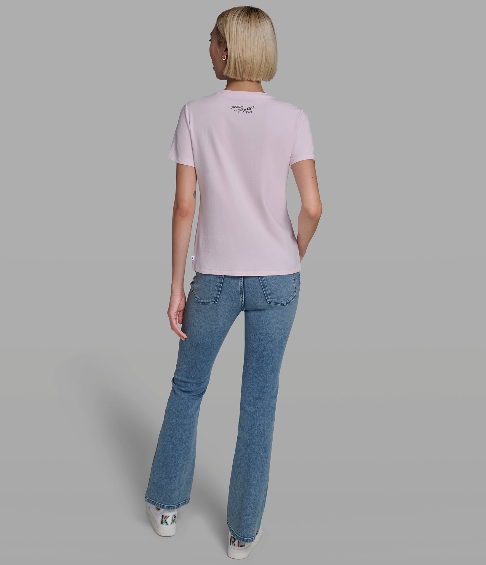 EMBELLISHED SKETCH LOGO TEE VIEW 5