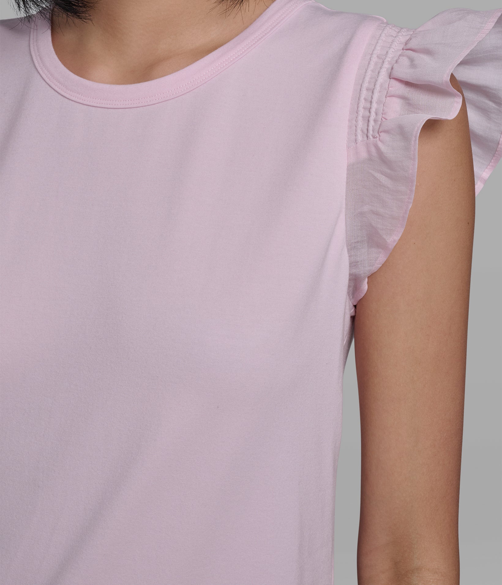 RUFFLE SLEEVE KNIT TOP VIEW 6 | Women's Tops & Sweaters