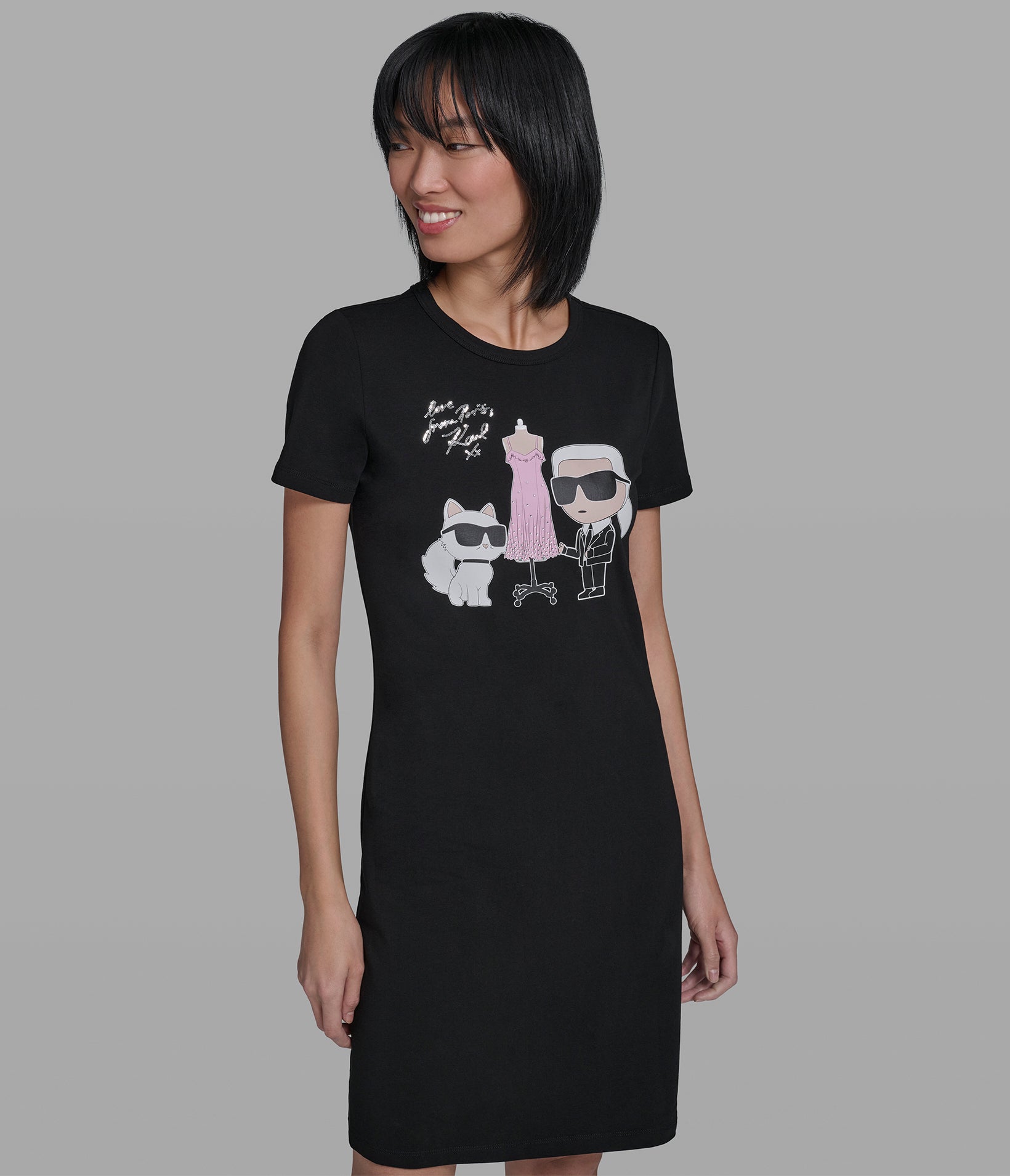 DUO T-SHIRT DRESS VIEW 4 | Women's Clothing