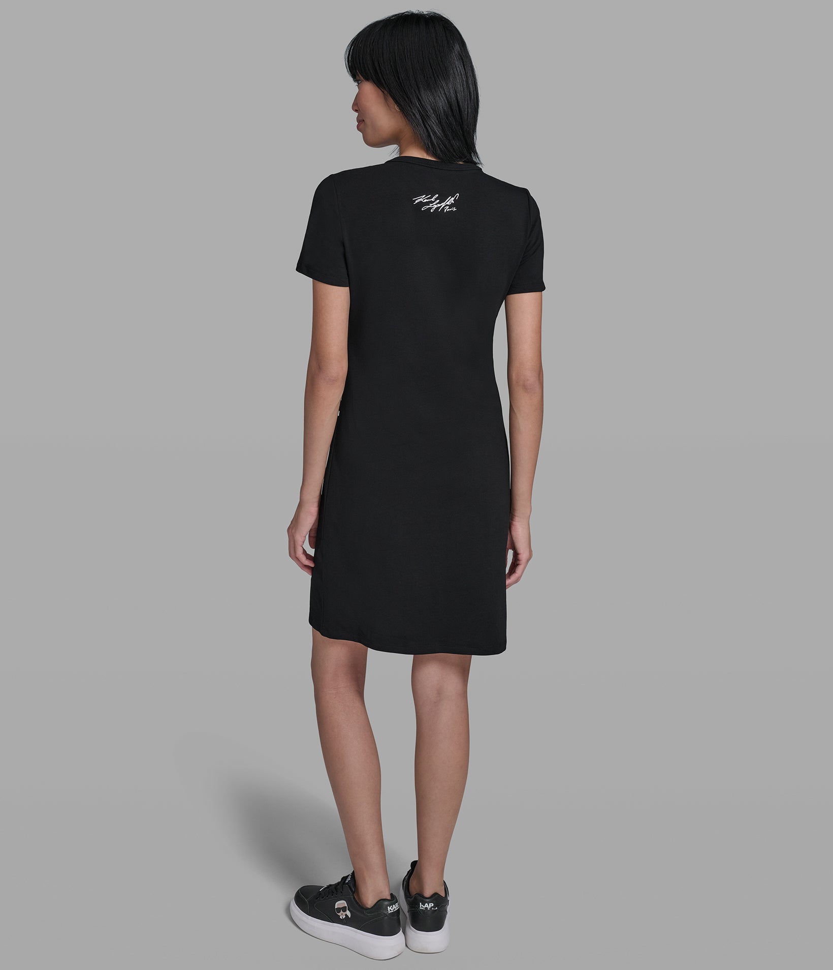 STRIPED DUO TEE DRESS View 2 | Women's Dresses & Jumpsuits