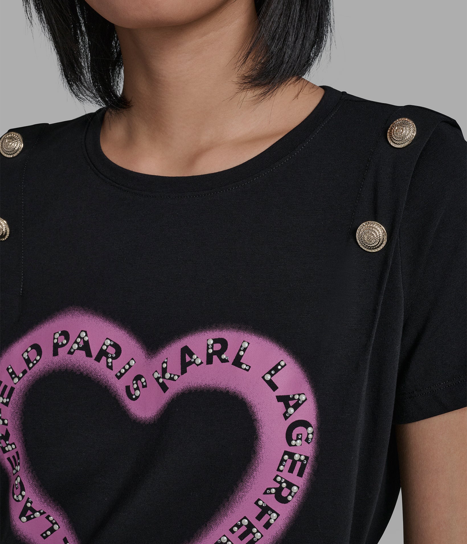 PEARL HEART T-SHIRT DRESS VIEW 6