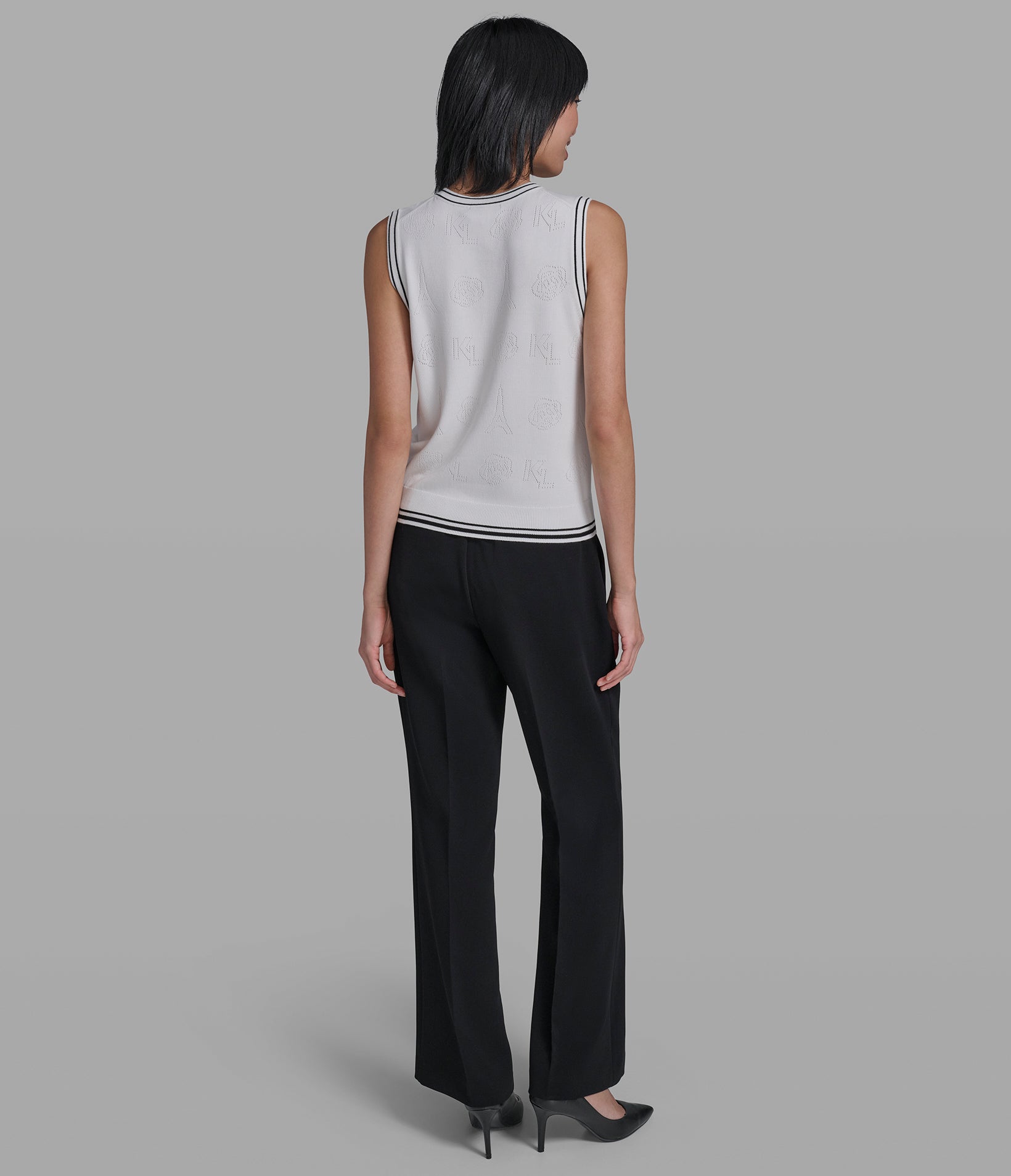 SLEEVELESS SWEATER SHELL VIEW 4 | Women's Tops & Sweaters