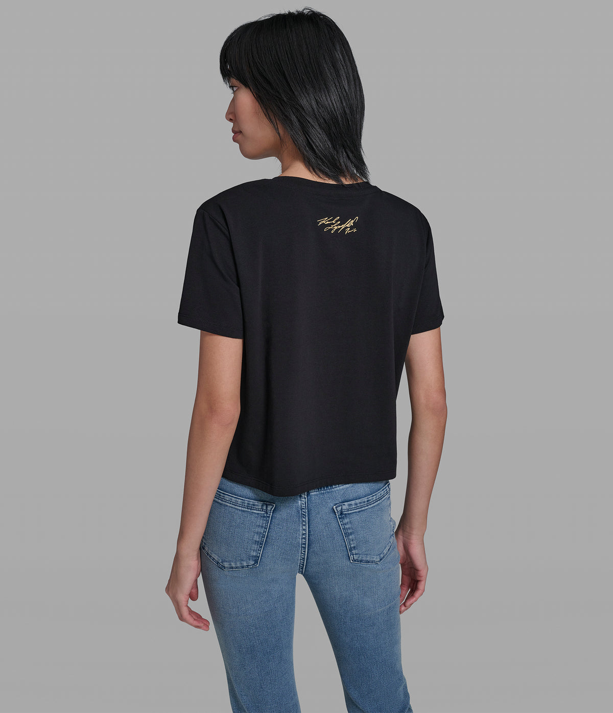 Cotton Jersey Karl Et Choupette Hearts Tee | Tees & Tanks | Karl ...