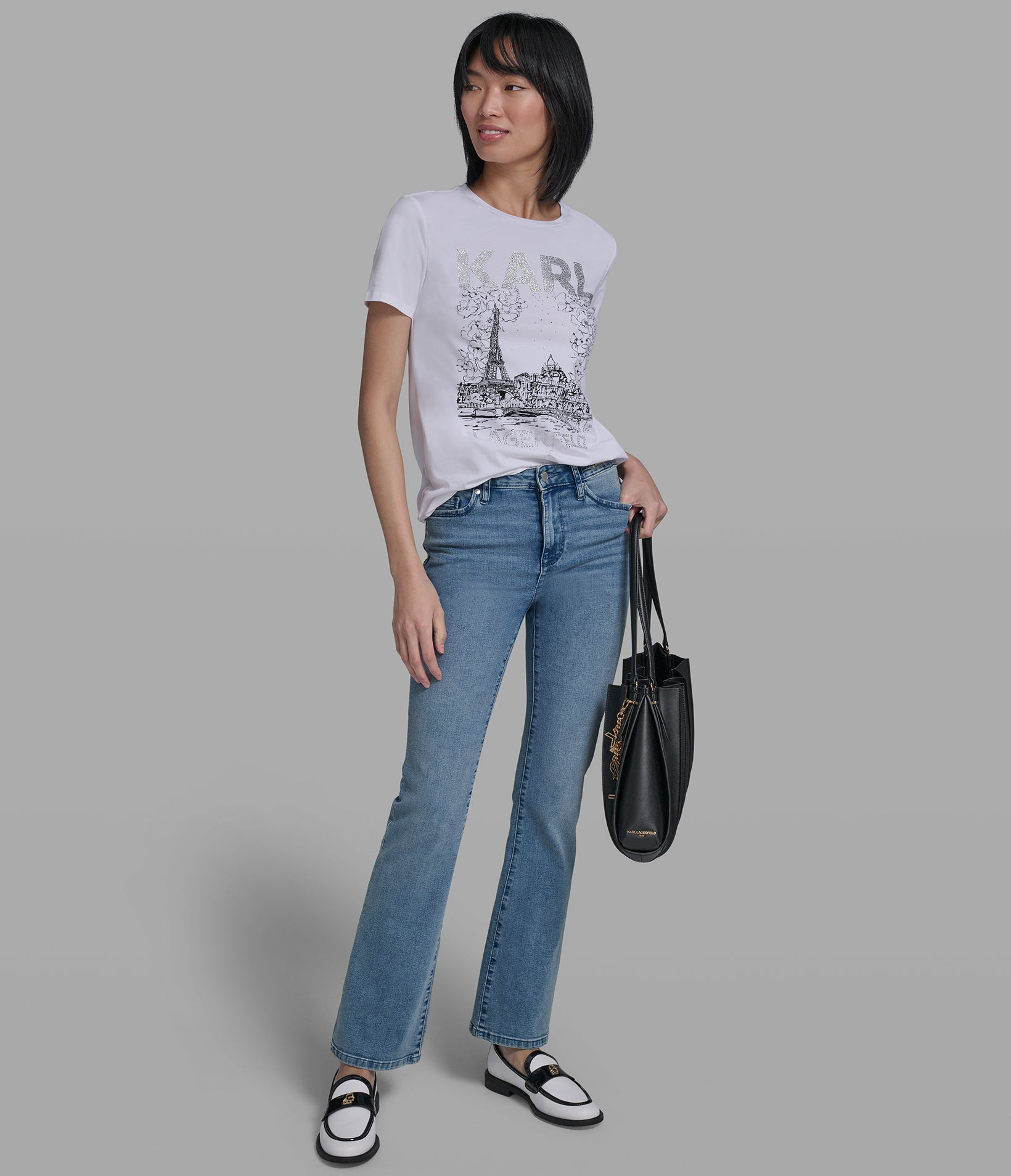 PARIS RIVER SCENE TEE VIEW 4 | Women's Tees & Tanks