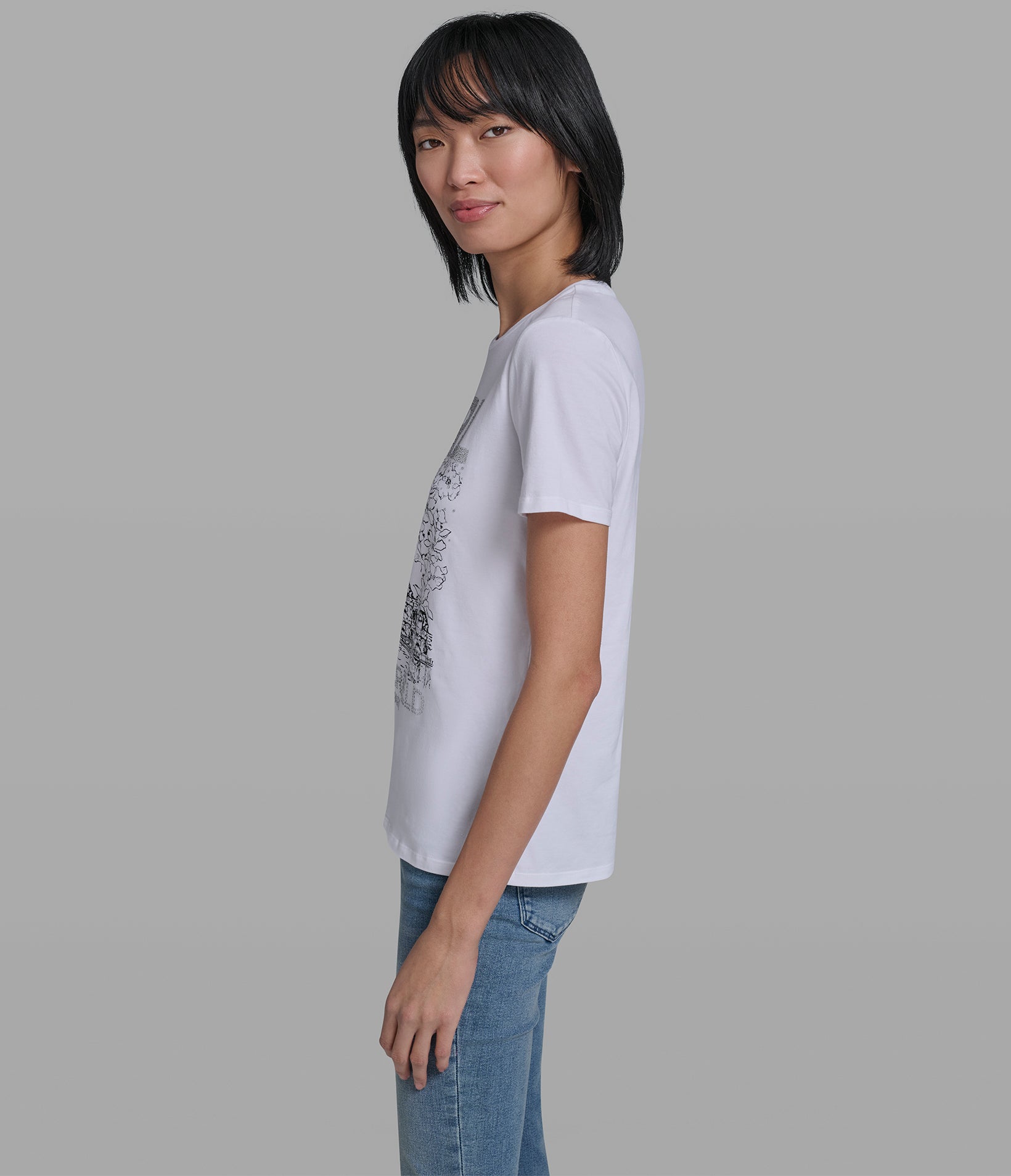 PARIS RIVER SCENE TEE VIEW 3 | Women's Tees & Tanks