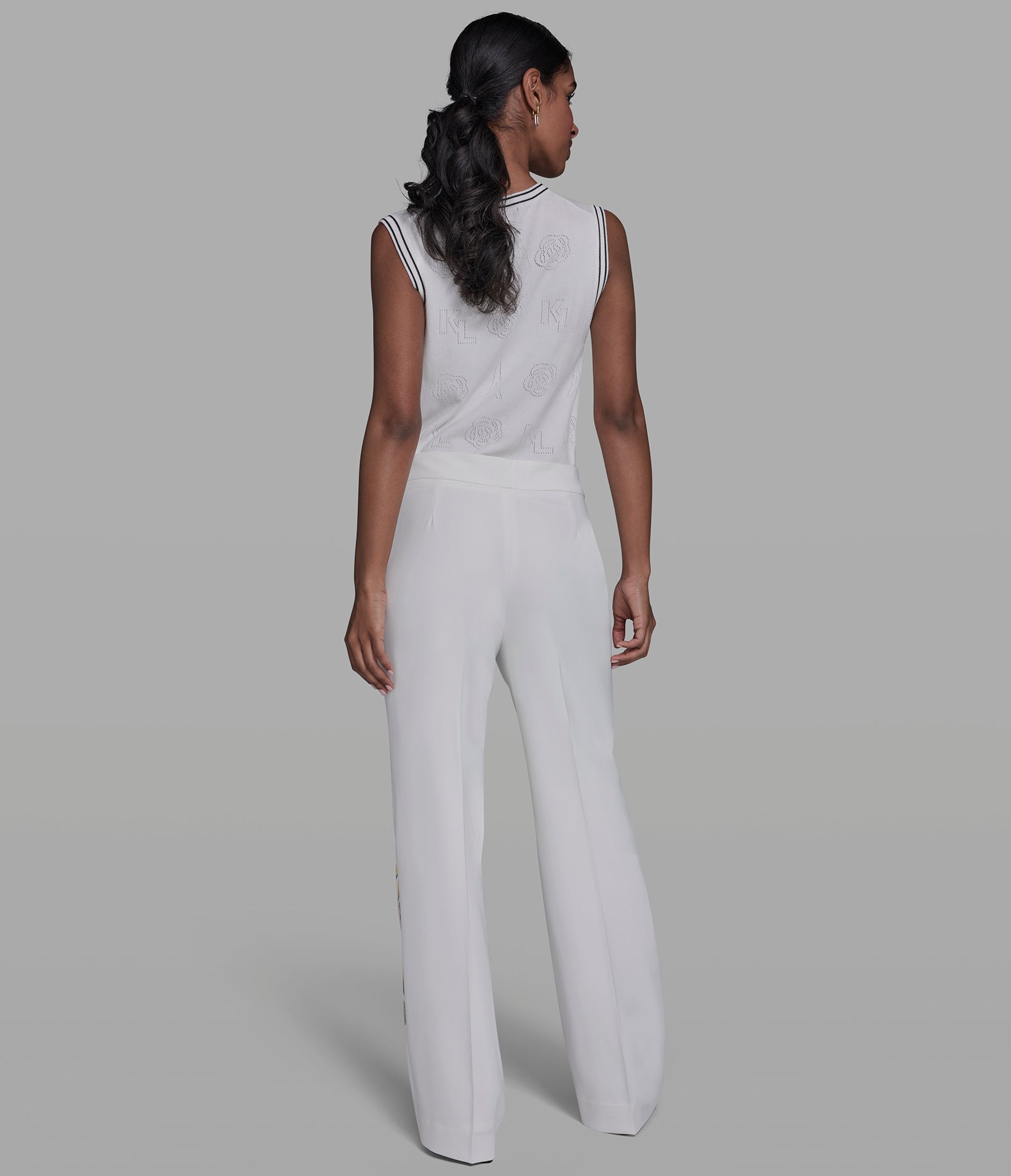 FLORAL STRAIGHT LEG  PANT VIEW 5 | Women's Pants