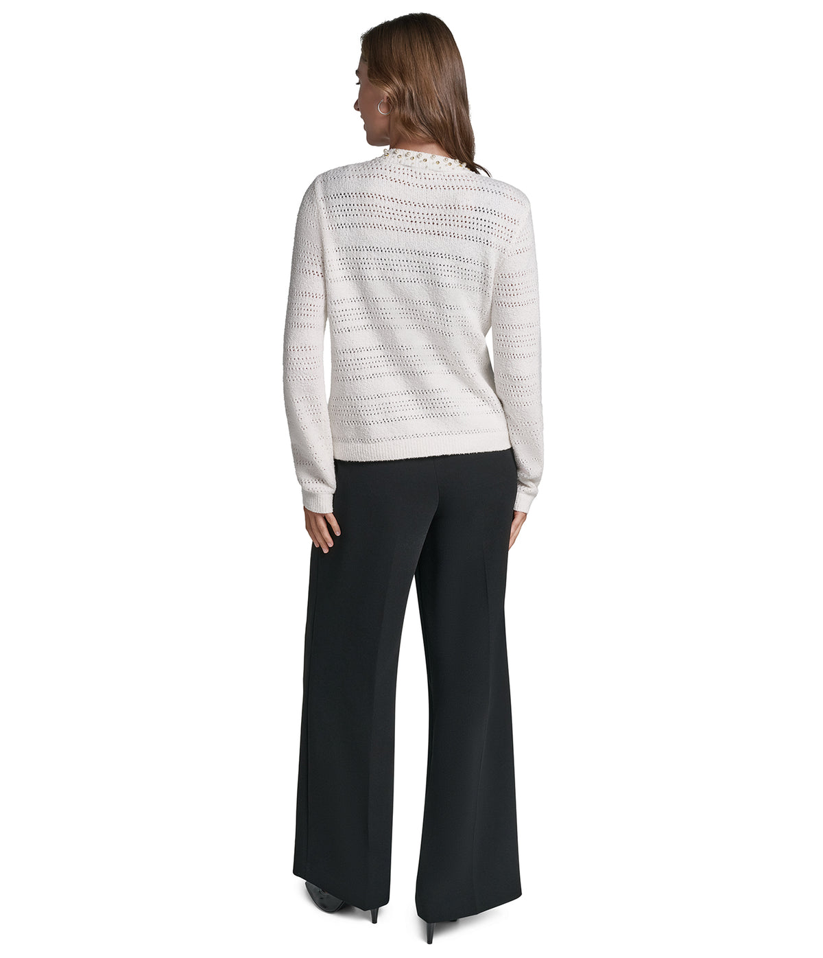 PEARL COLLAR LADY CARDIGAN VIEW 5