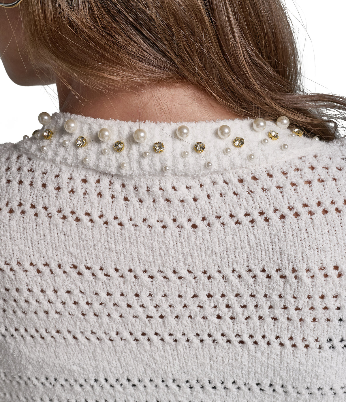 PEARL COLLAR LADY CARDIGAN VIEW 7