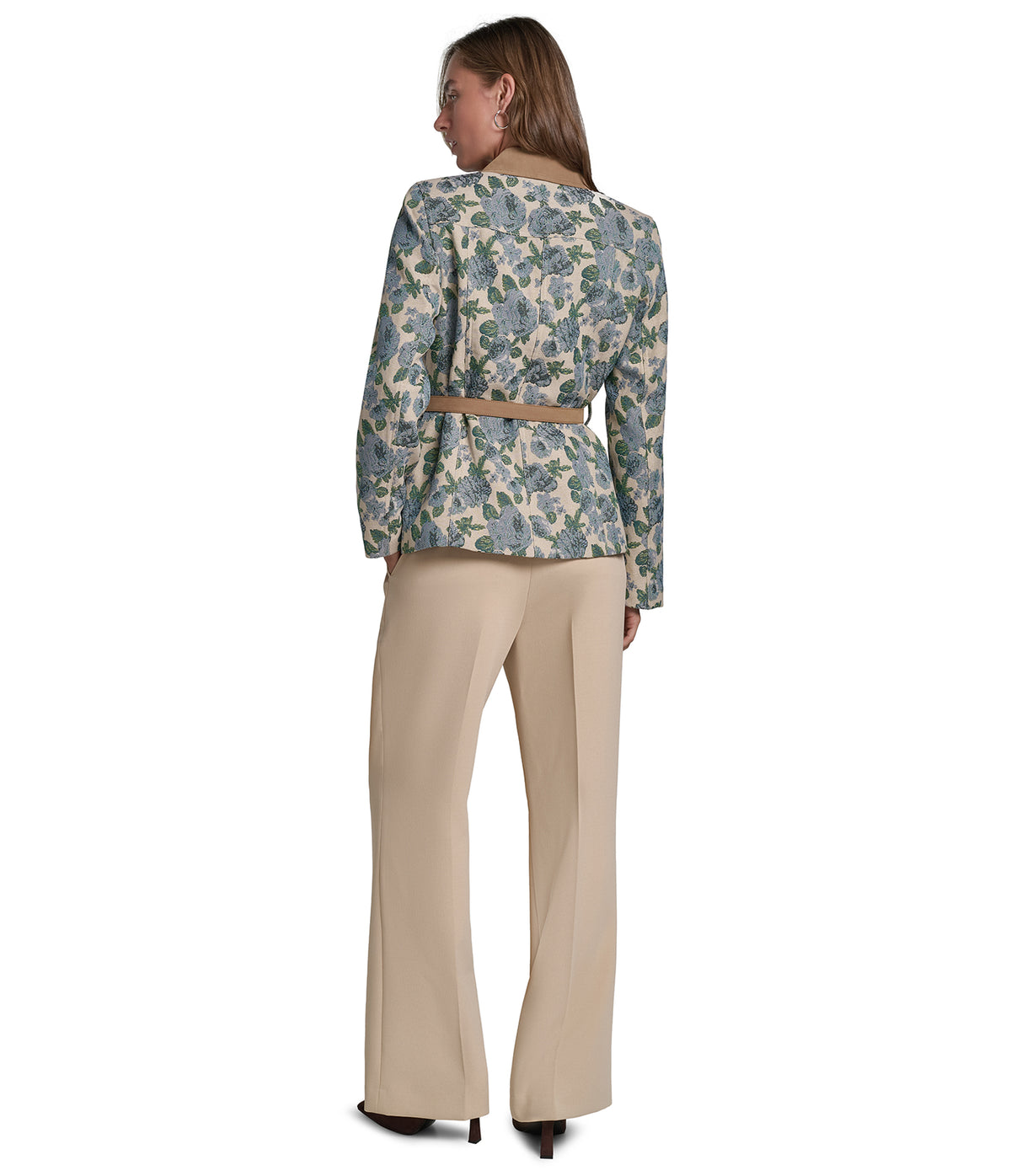 FLORAL BELTED BLAZER VIEW 7