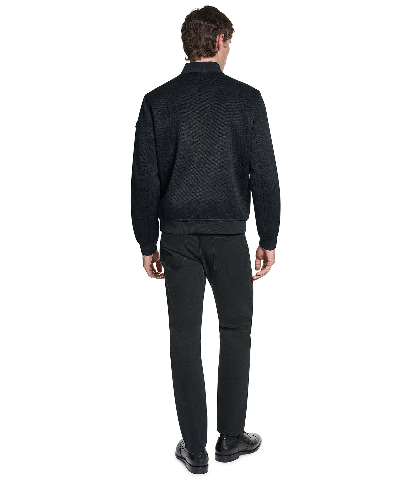 TEXTURED BOMBER JACKET VIEW 5