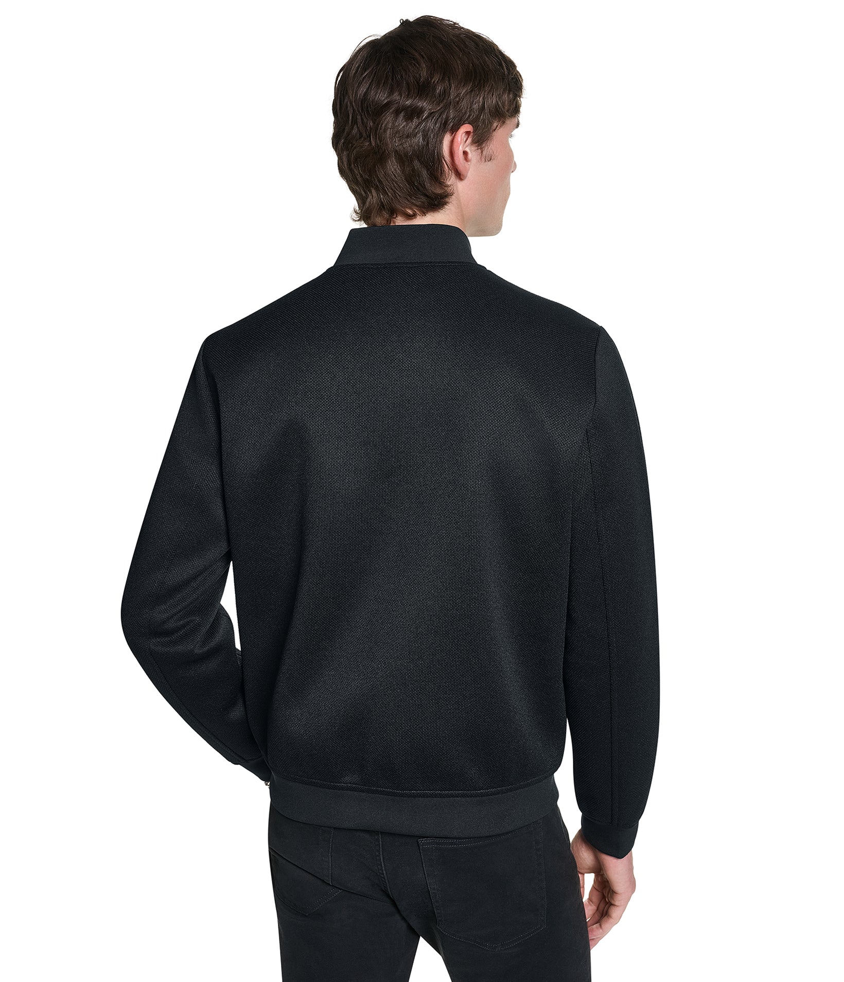 TEXTURED BOMBER JACKET VIEW 2