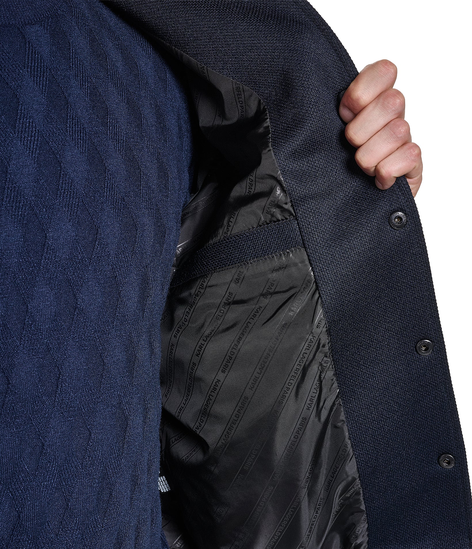 TEXTURED BOMBER JACKET VIEW 8