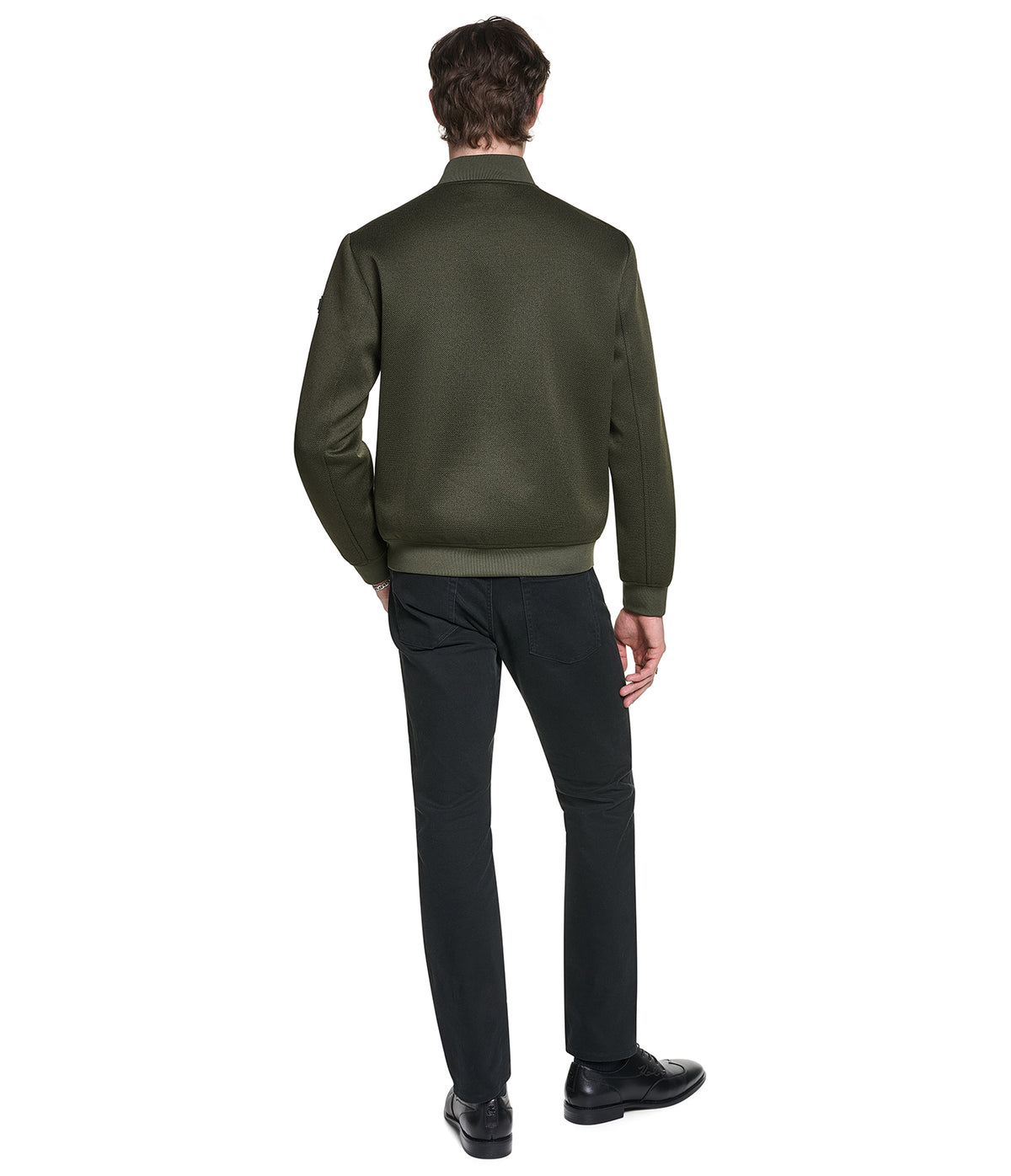 TEXTURED BOMBER JACKET VIEW 5