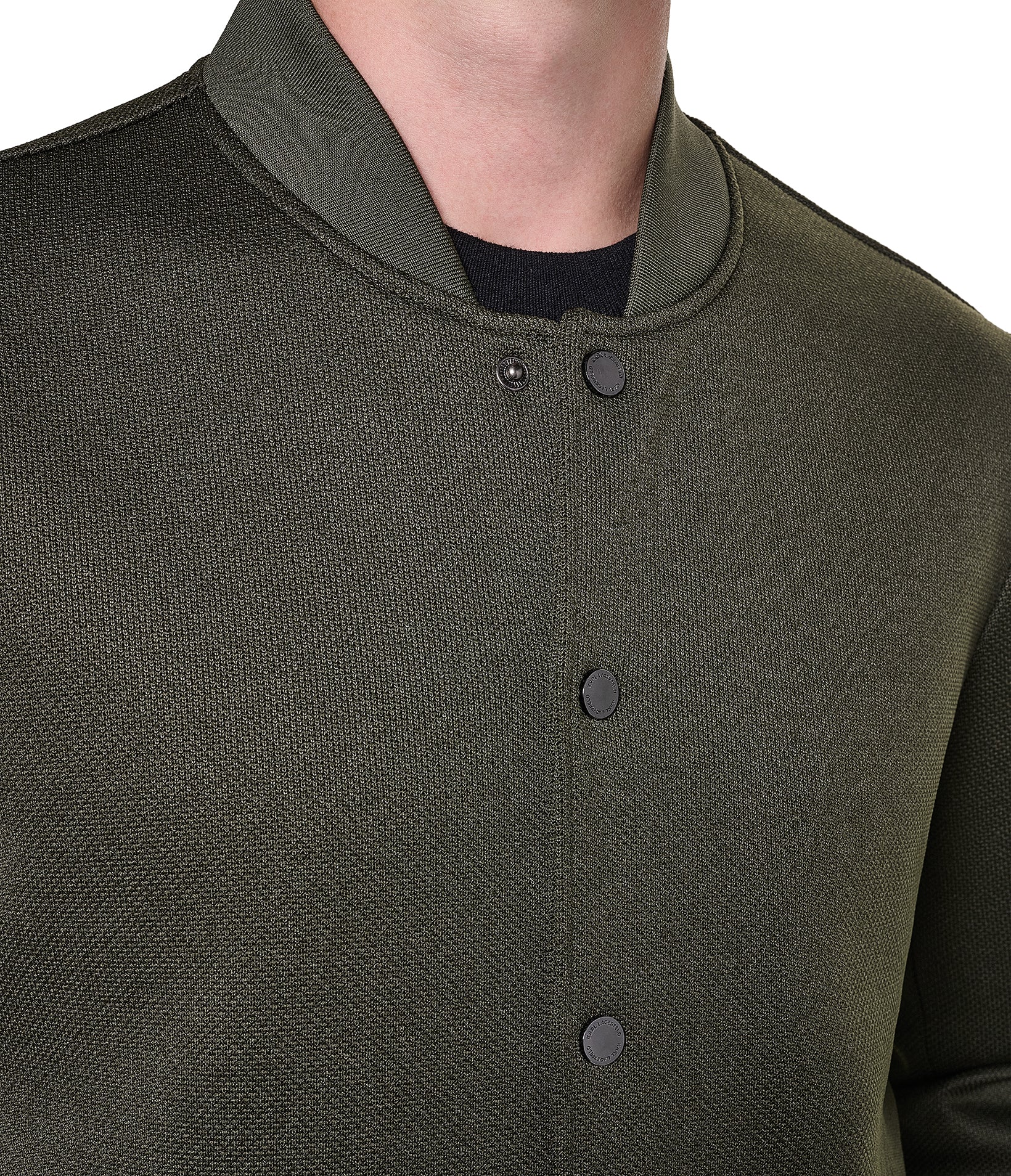 TEXTURED BOMBER JACKET VIEW 6