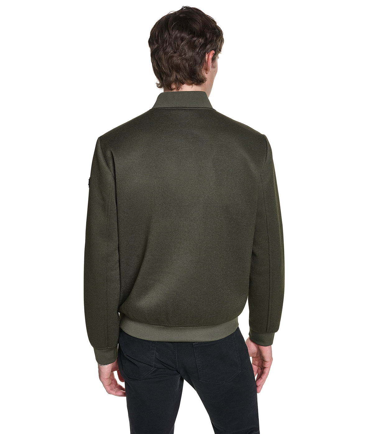 TEXTURED BOMBER JACKET VIEW 2