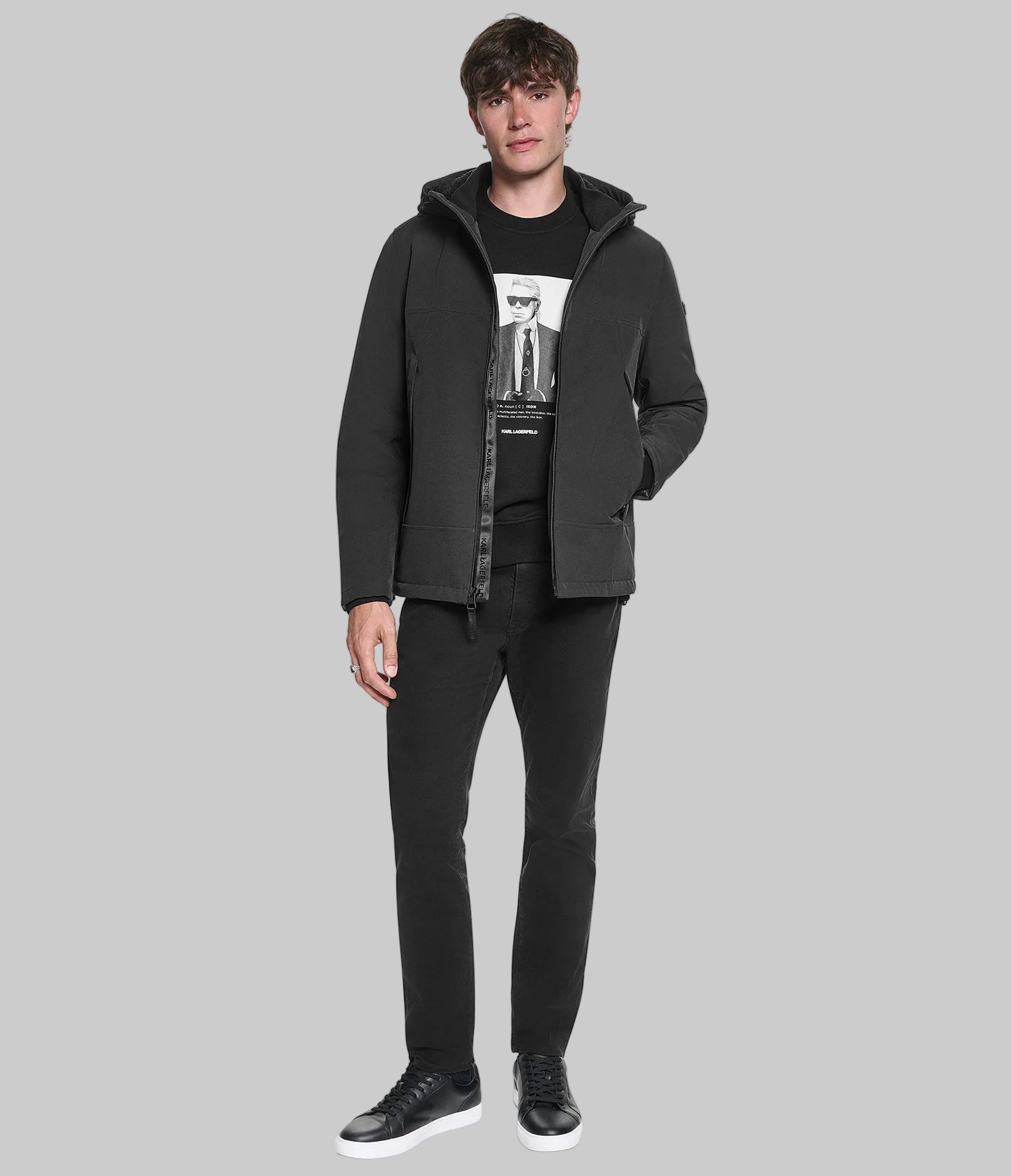HOODED FULL-ZIP JACKET VIEW 3