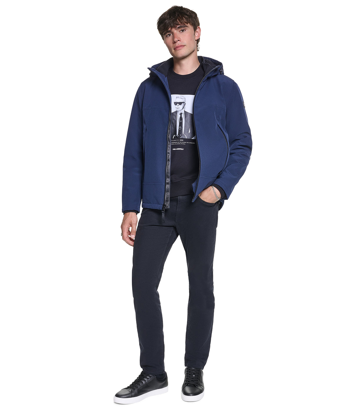 HOODED SHERPA LINED JACKET VIEW 4