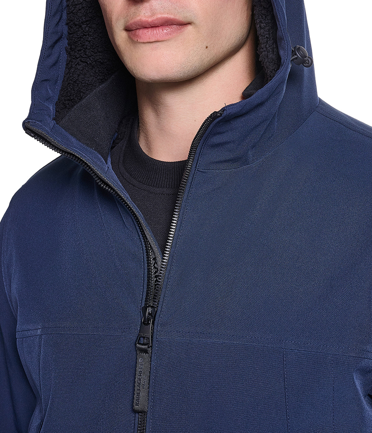 HOODED SHERPA LINED JACKET VIEW 7