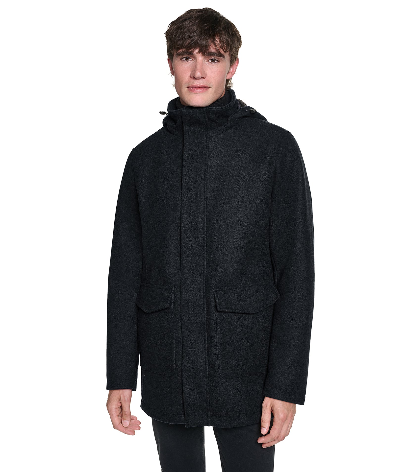 STADIUM COAT WITH PATCH POCKETS VIEW 1