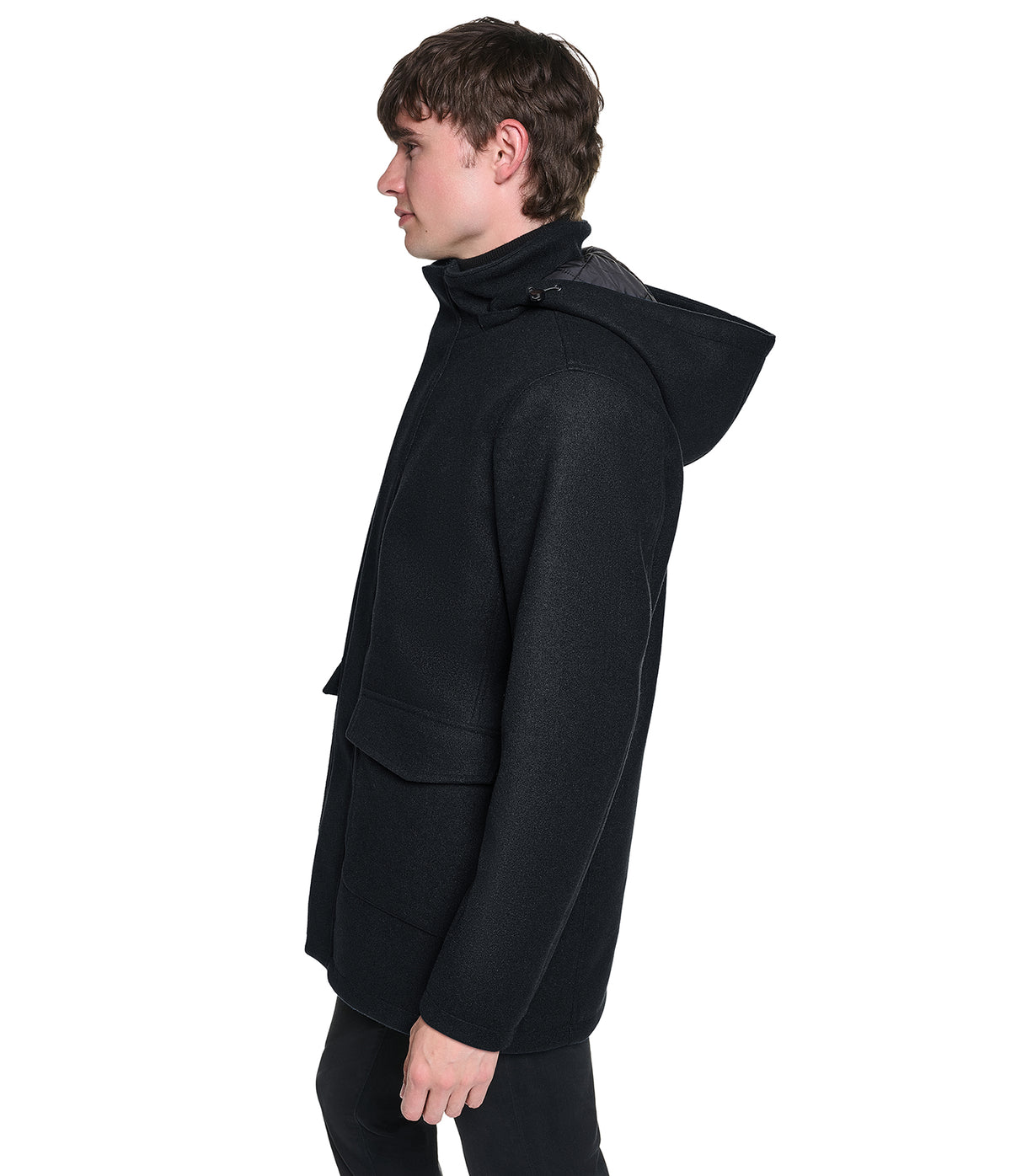 STADIUM COAT WITH PATCH POCKETS VIEW 4