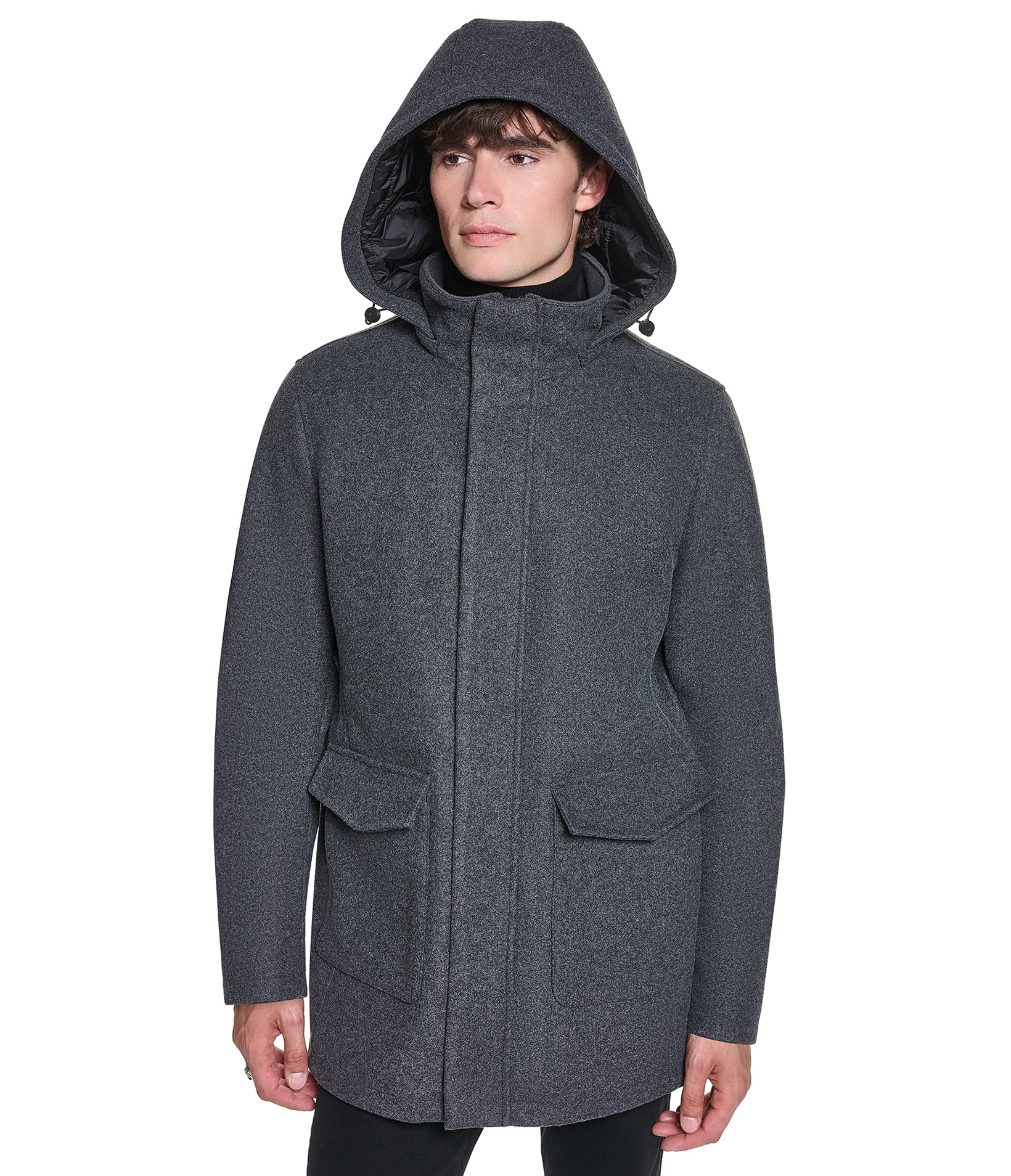 STADIUM COAT WITH PATCH POCKETS VIEW 2