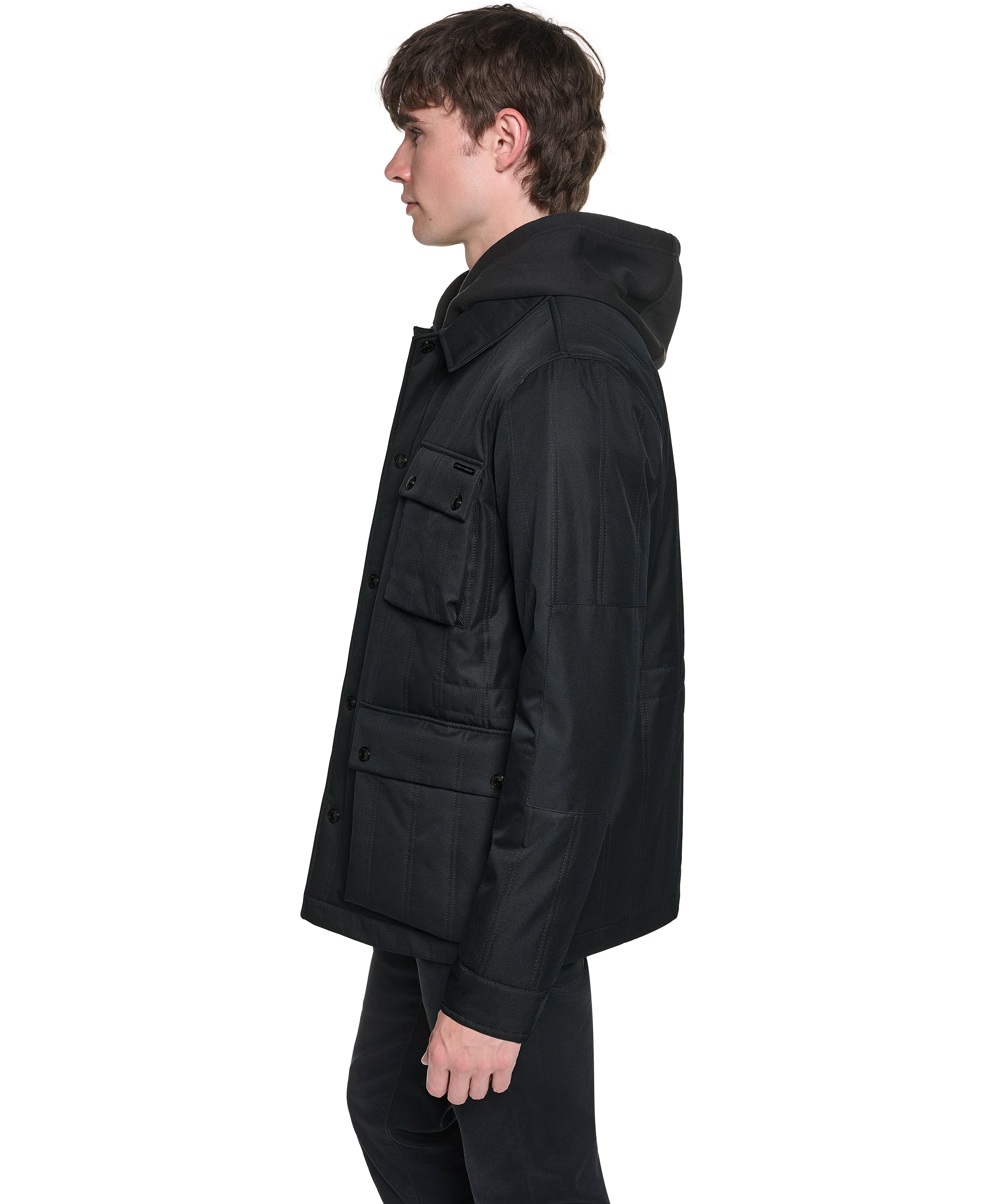 QUILTED SHIRT JACKET VIEW 3