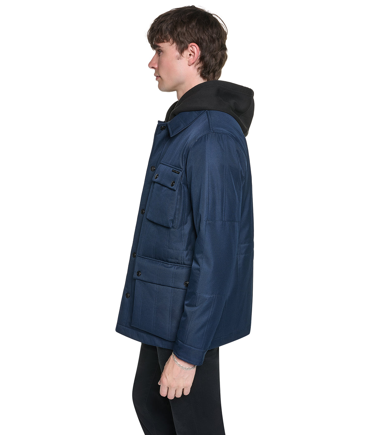 QUILTED SHIRT JACKET VIEW 3