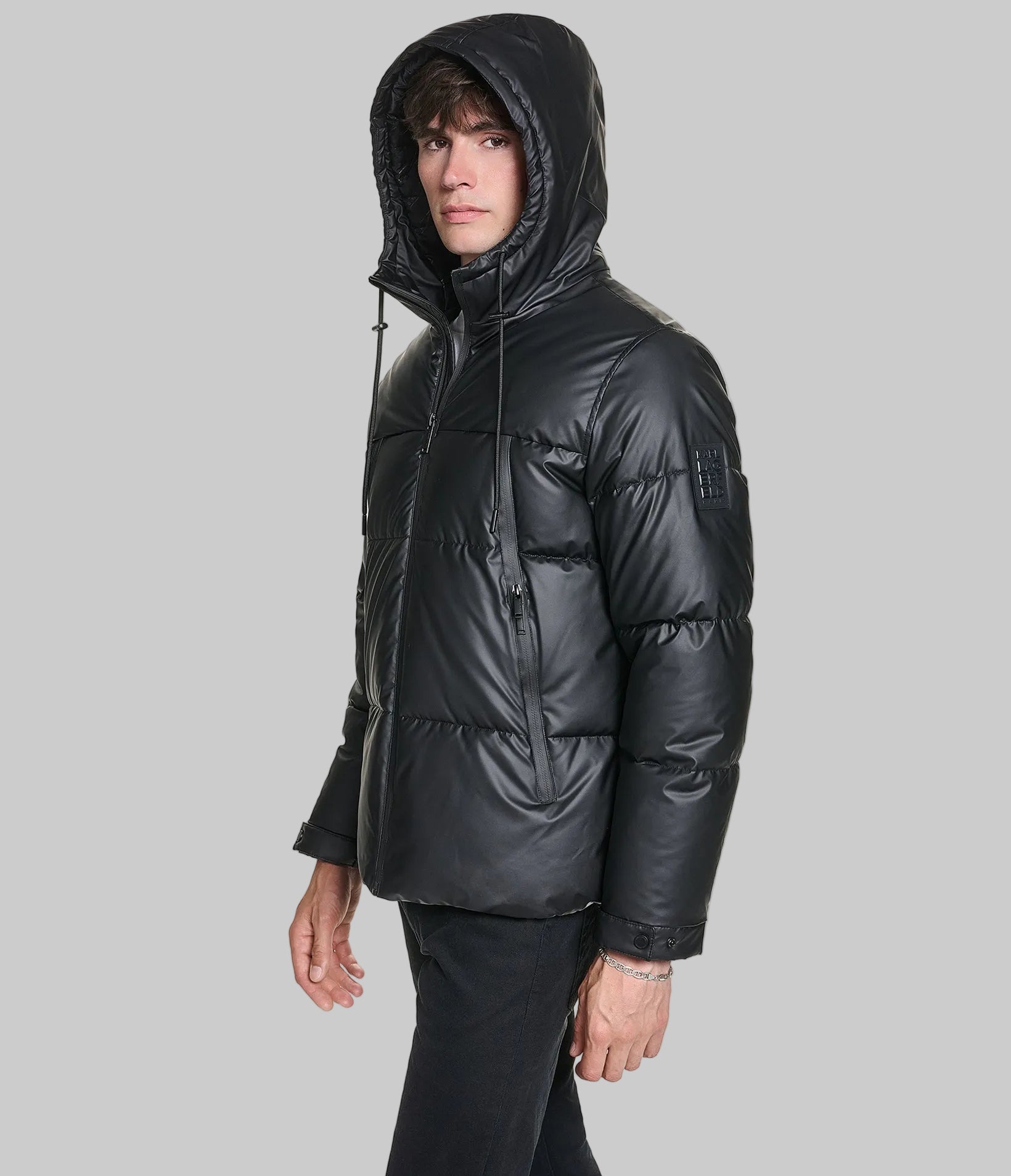 WATER RESISTANT PUFFER JACKET View 1 | Men's Clothing