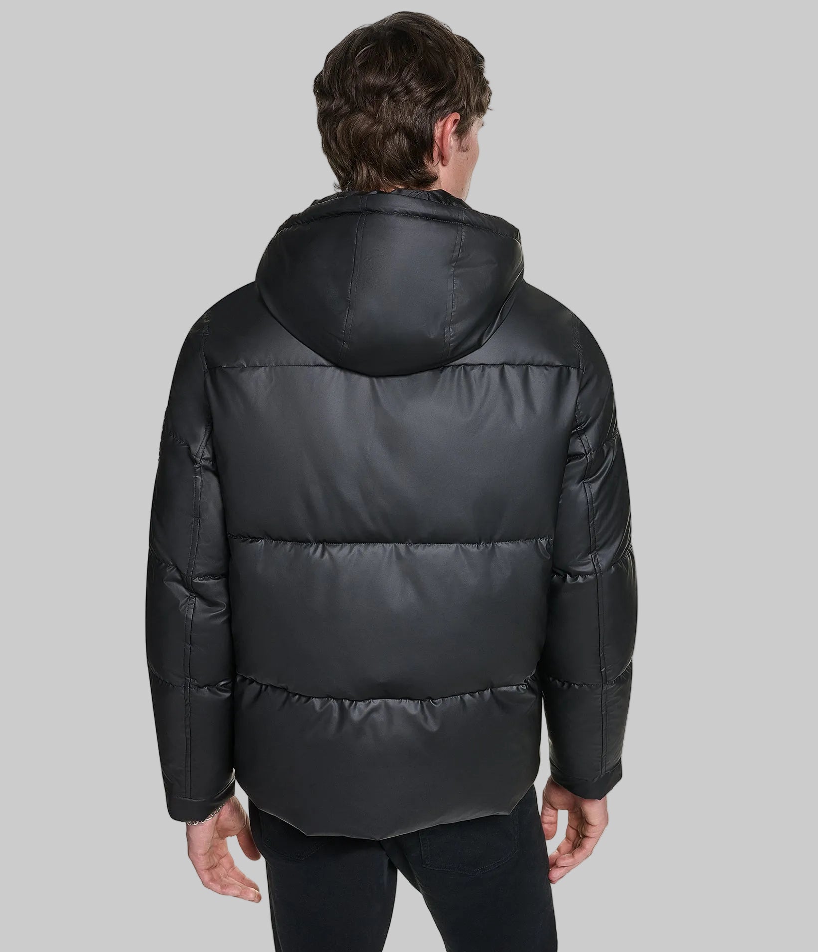 WATER RESISTANT PUFFER JACKET VIEW 3