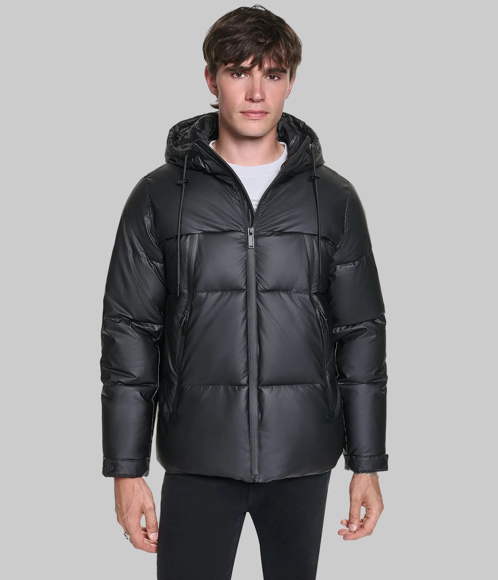 WATER RESISTANT PUFFER JACKET View 2 | Men's Clothing