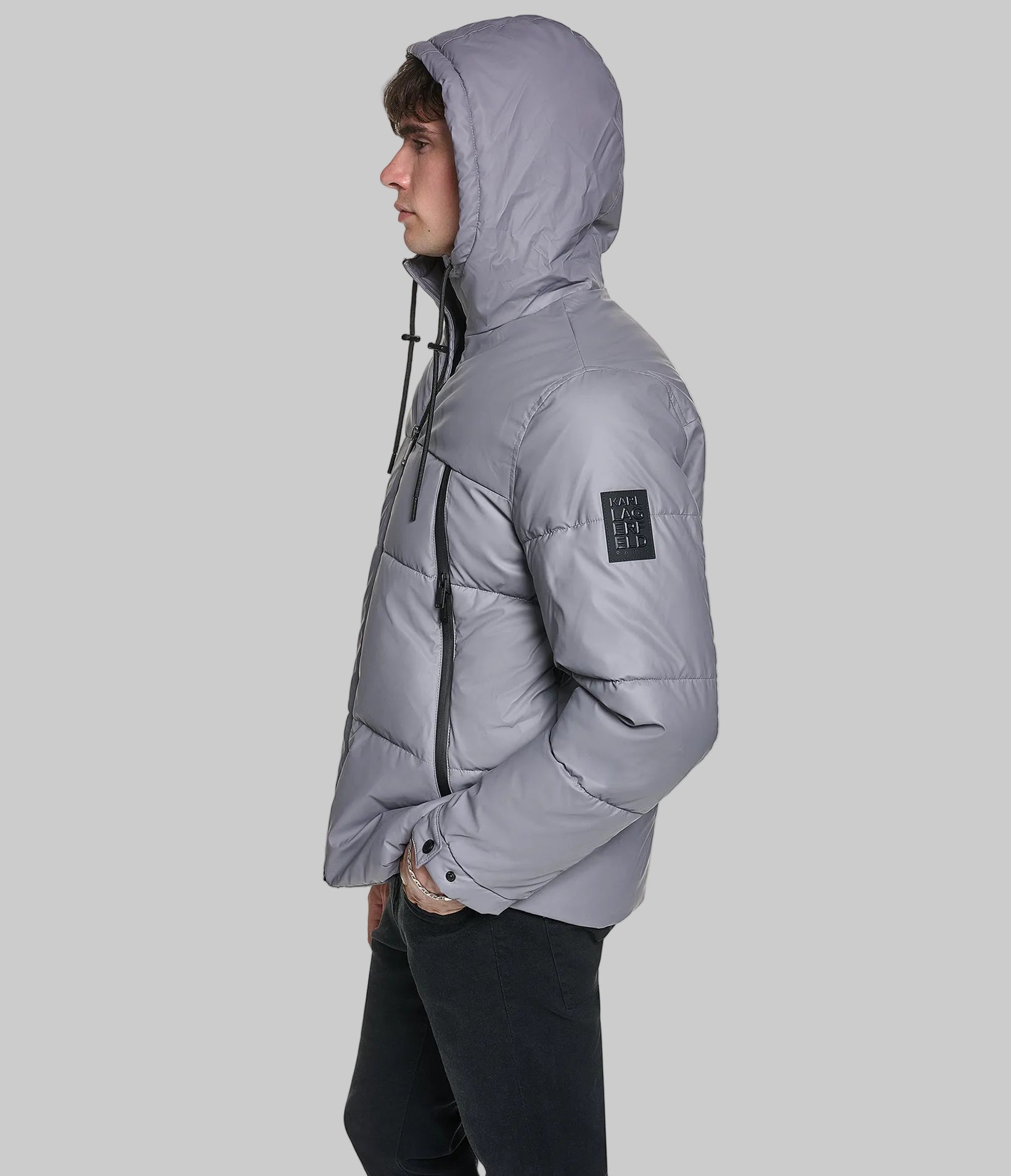WATER RESISTANT PUFFER JACKET VIEW 4