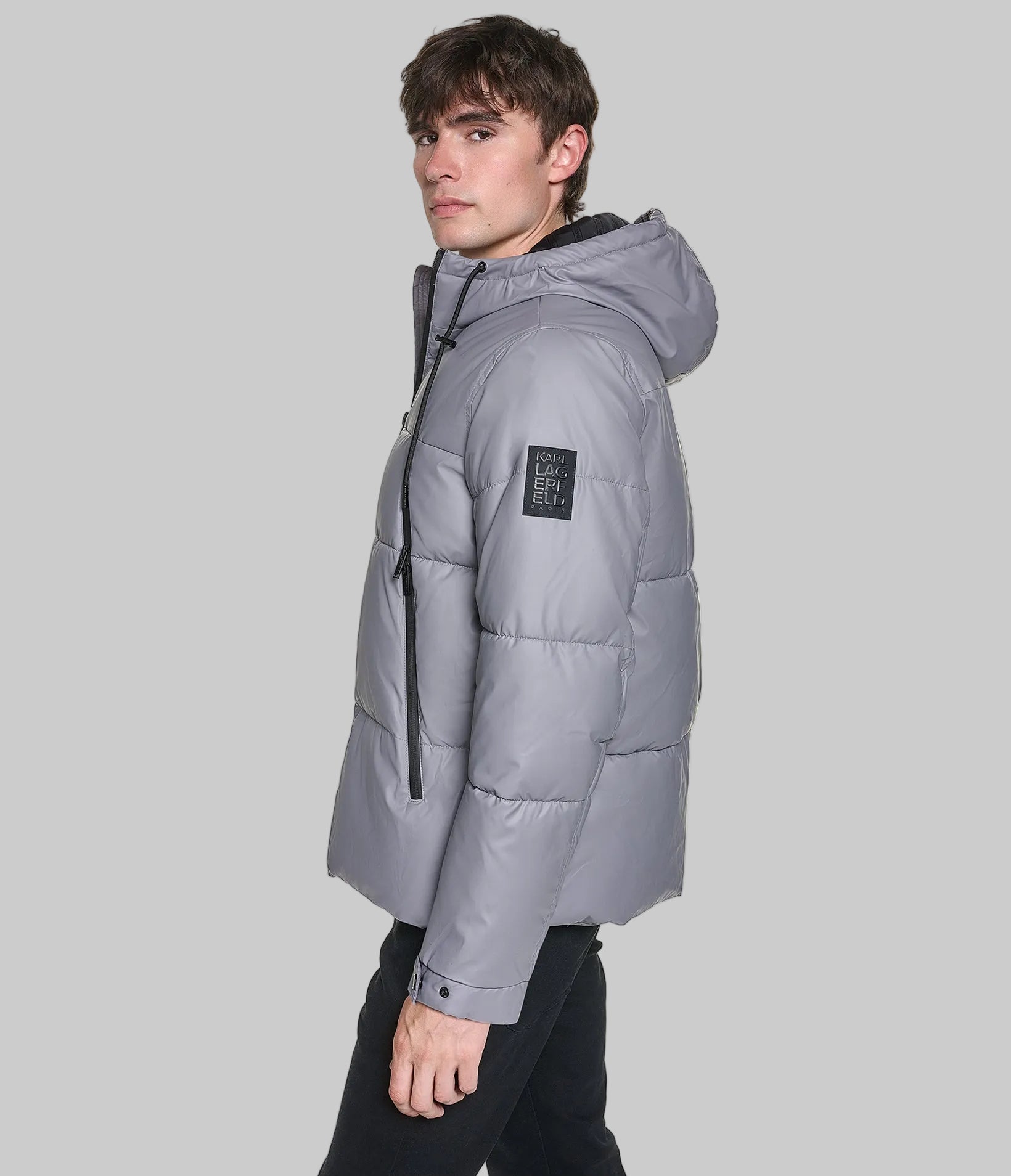 WATER RESISTANT PUFFER JACKET VIEW 3