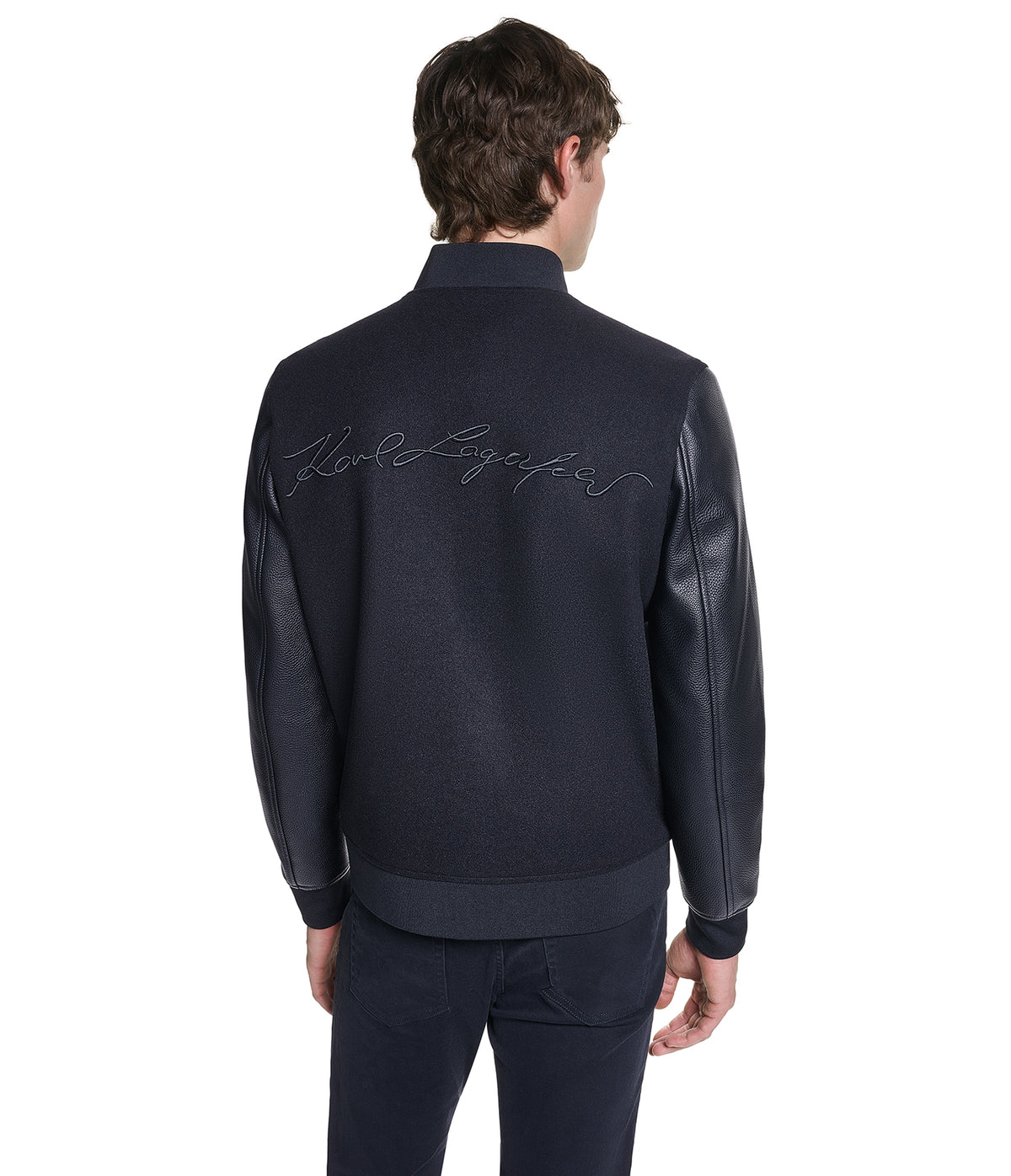 SCRIPT LOGO BOMBER VIEW 2