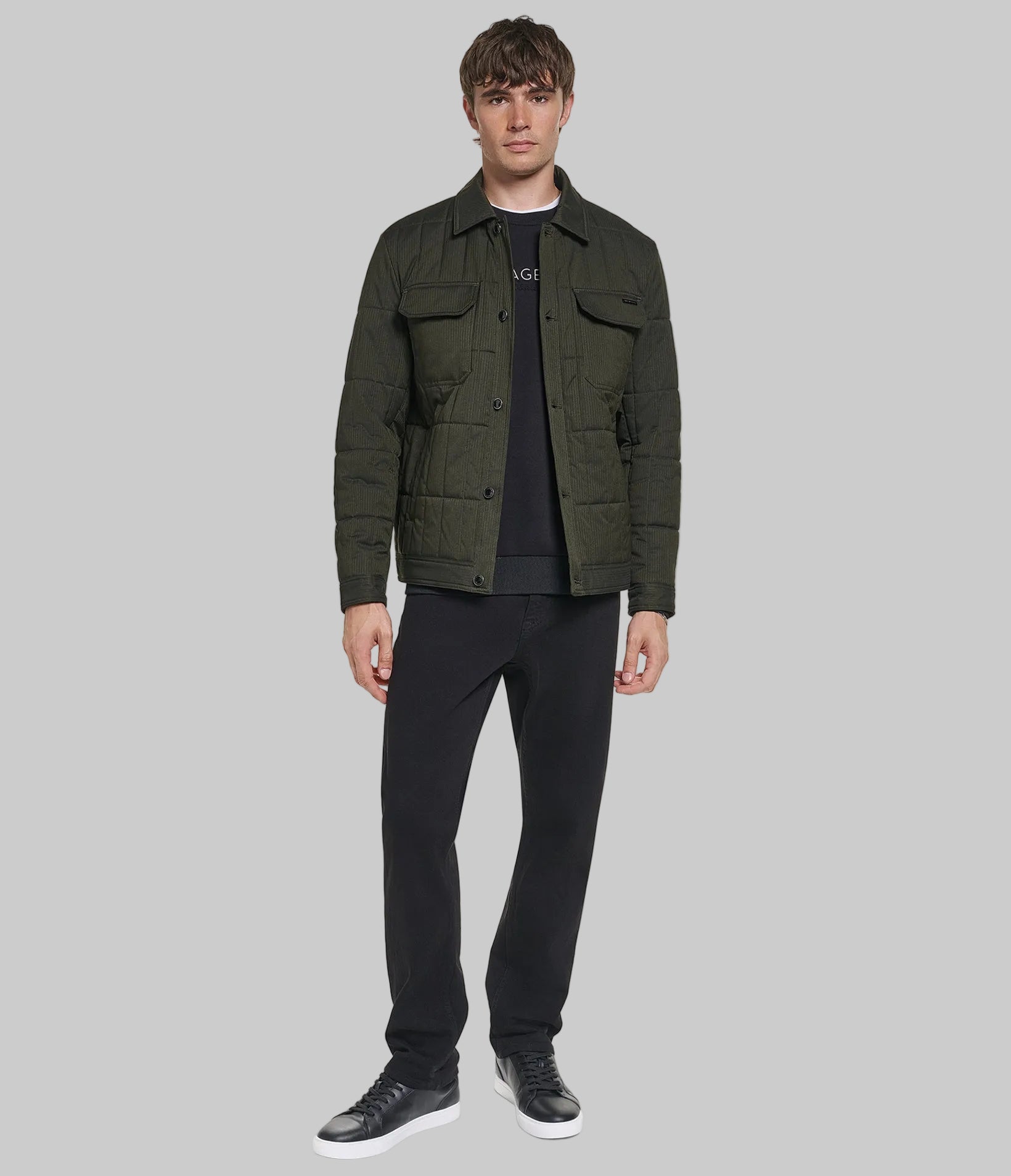 QUILTED SHIRT JACKET VIEW 4 | Holiday Sale