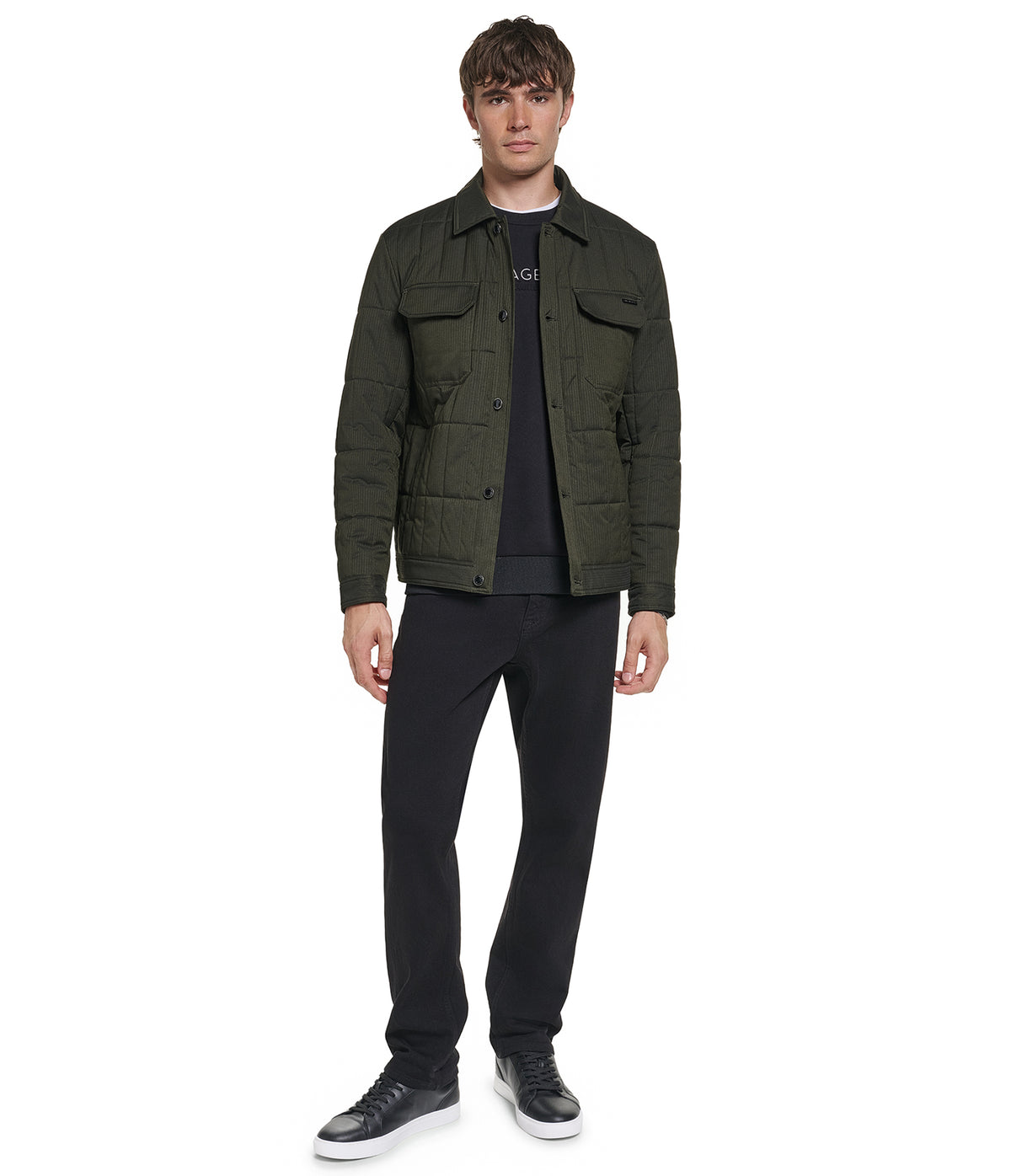 QUILTED SHIRT JACKET VIEW 4 | New Men's Arrivals