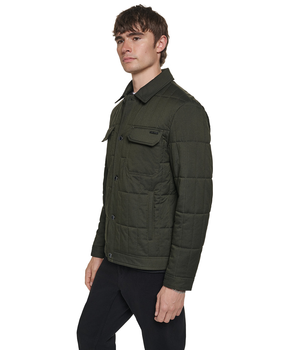 QUILTED SHIRT JACKET VIEW 3 | New Men's Arrivals