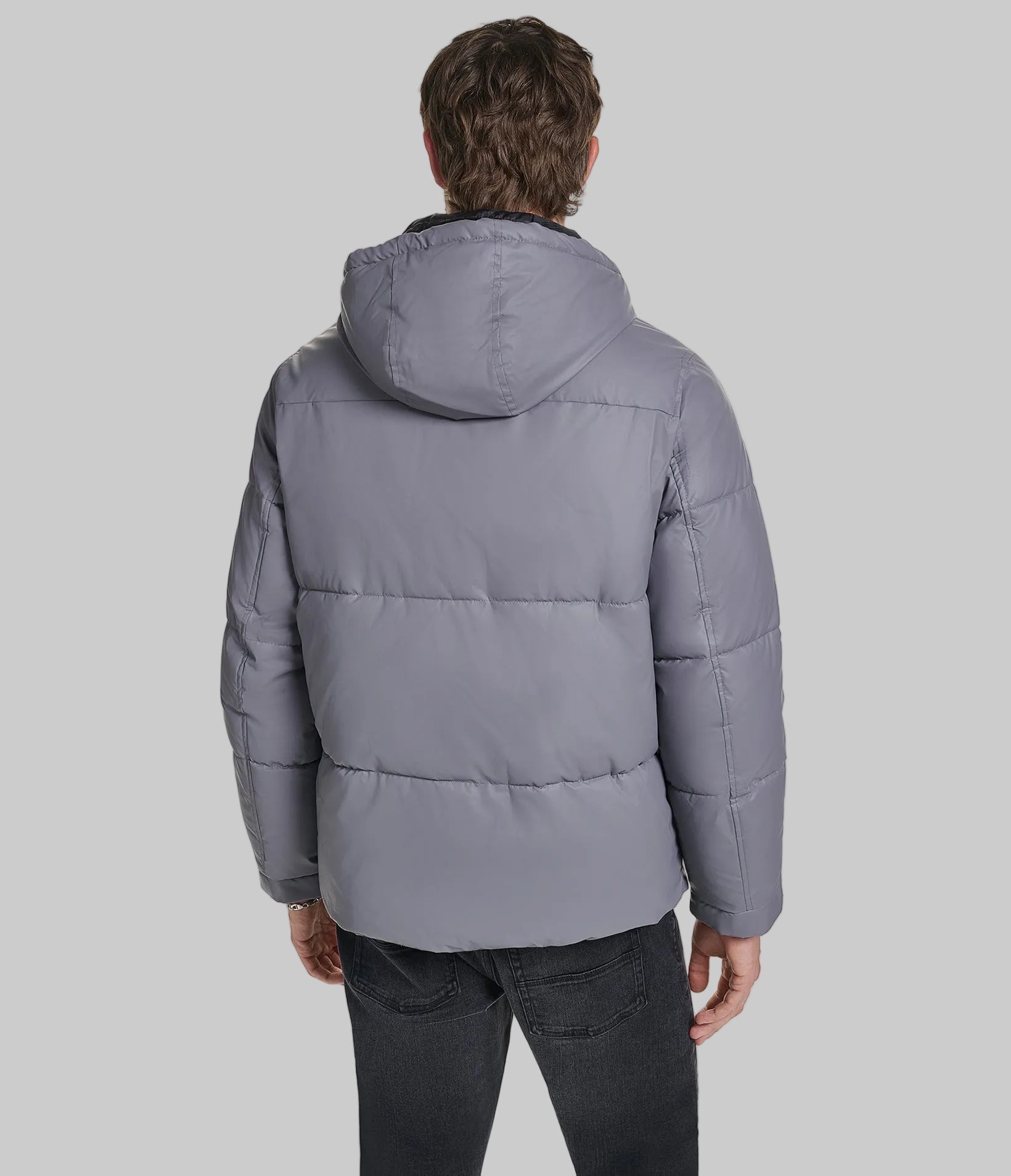 Mid Weight Hooded Puffer With Pockets | Jackets & Blazers | Karl