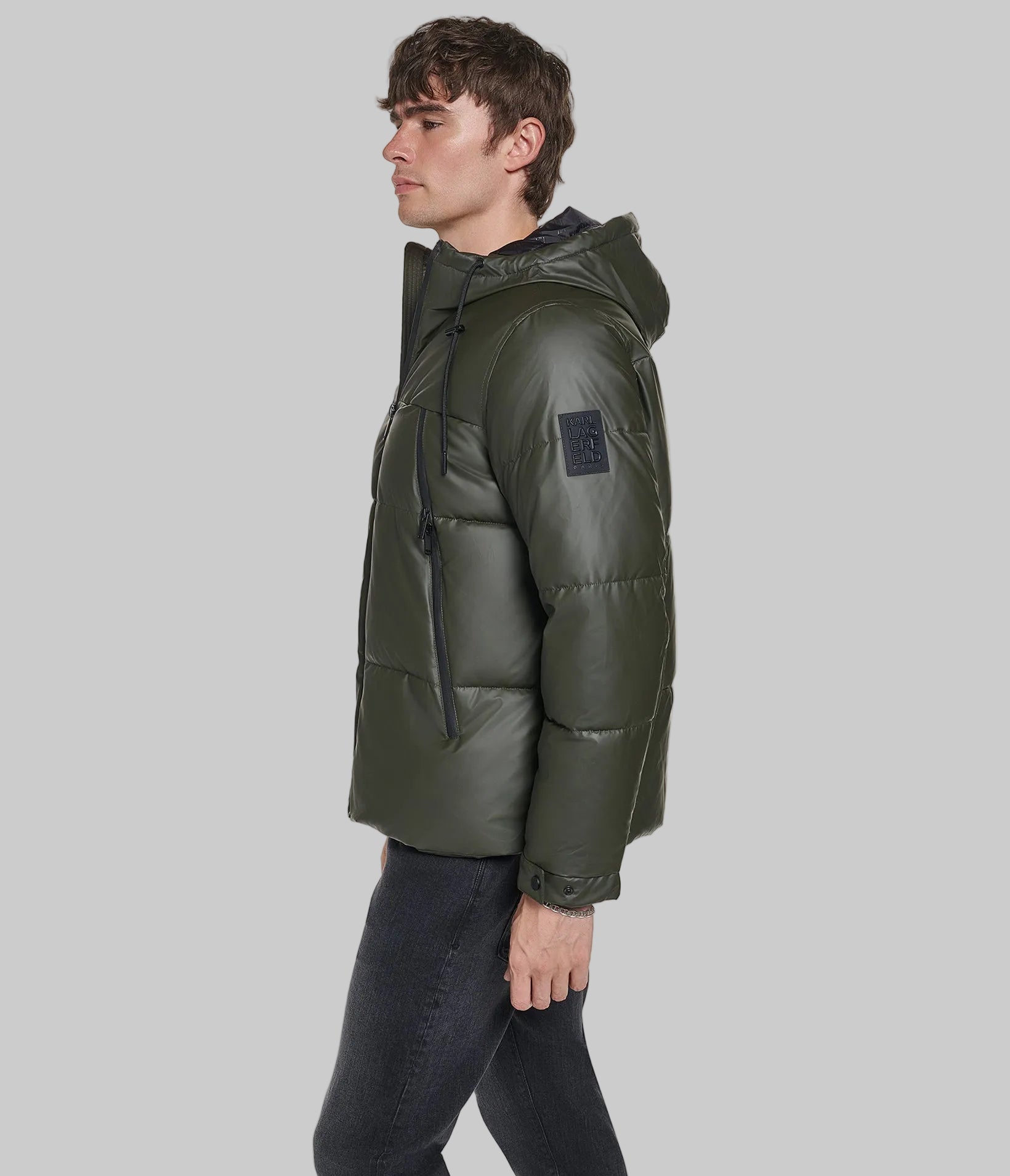 WATER RESISTANT PUFFER JACKET VIEW 4