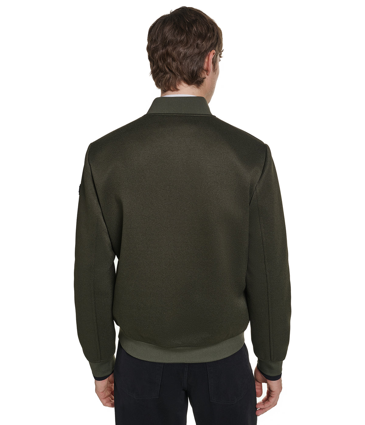TEXTURED BOMBER JACKET View 2 | Men's Coats & Jackets