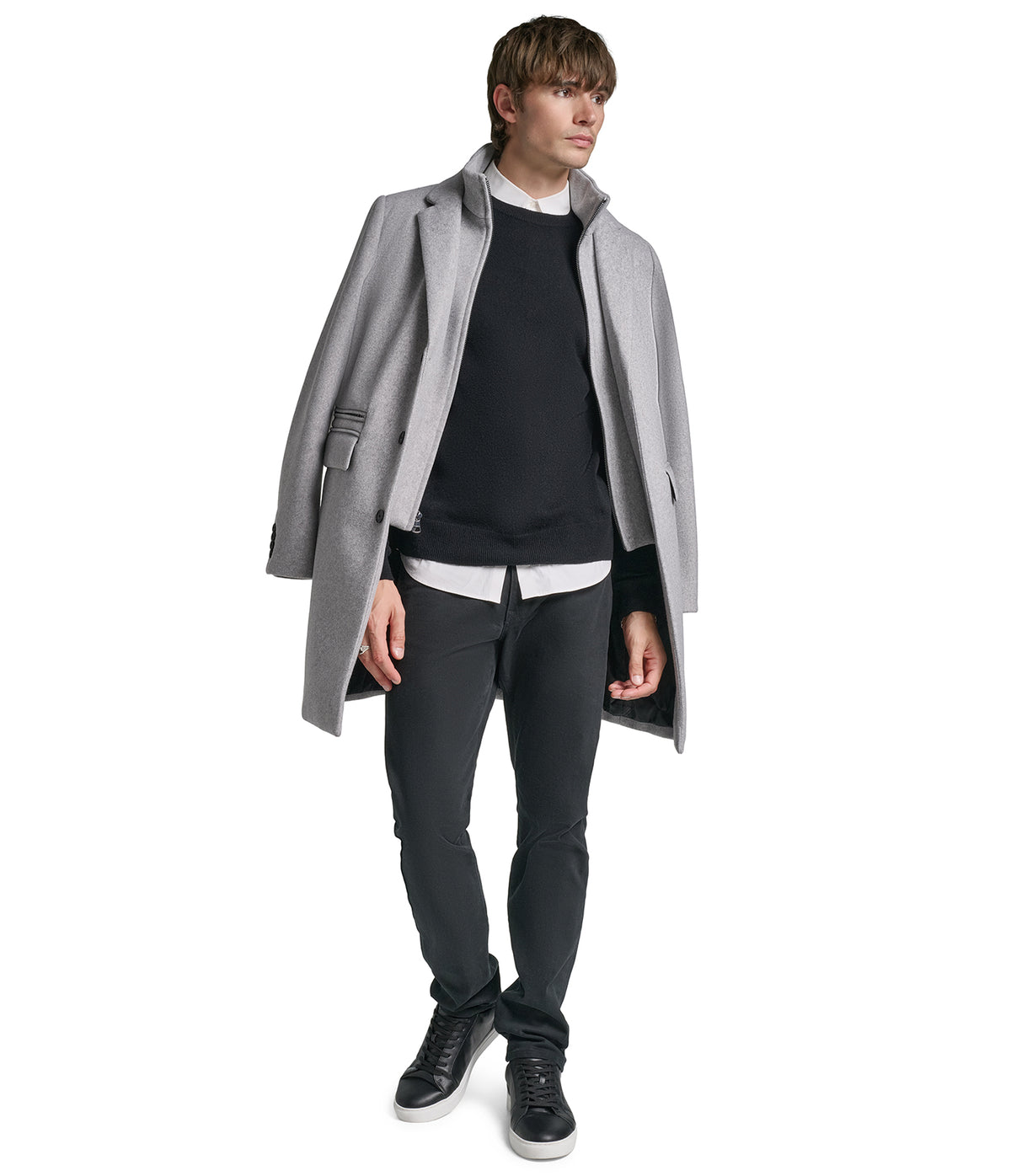 OVERCOAT WITH BIB VIEW 5 | Men's Coats & Jackets