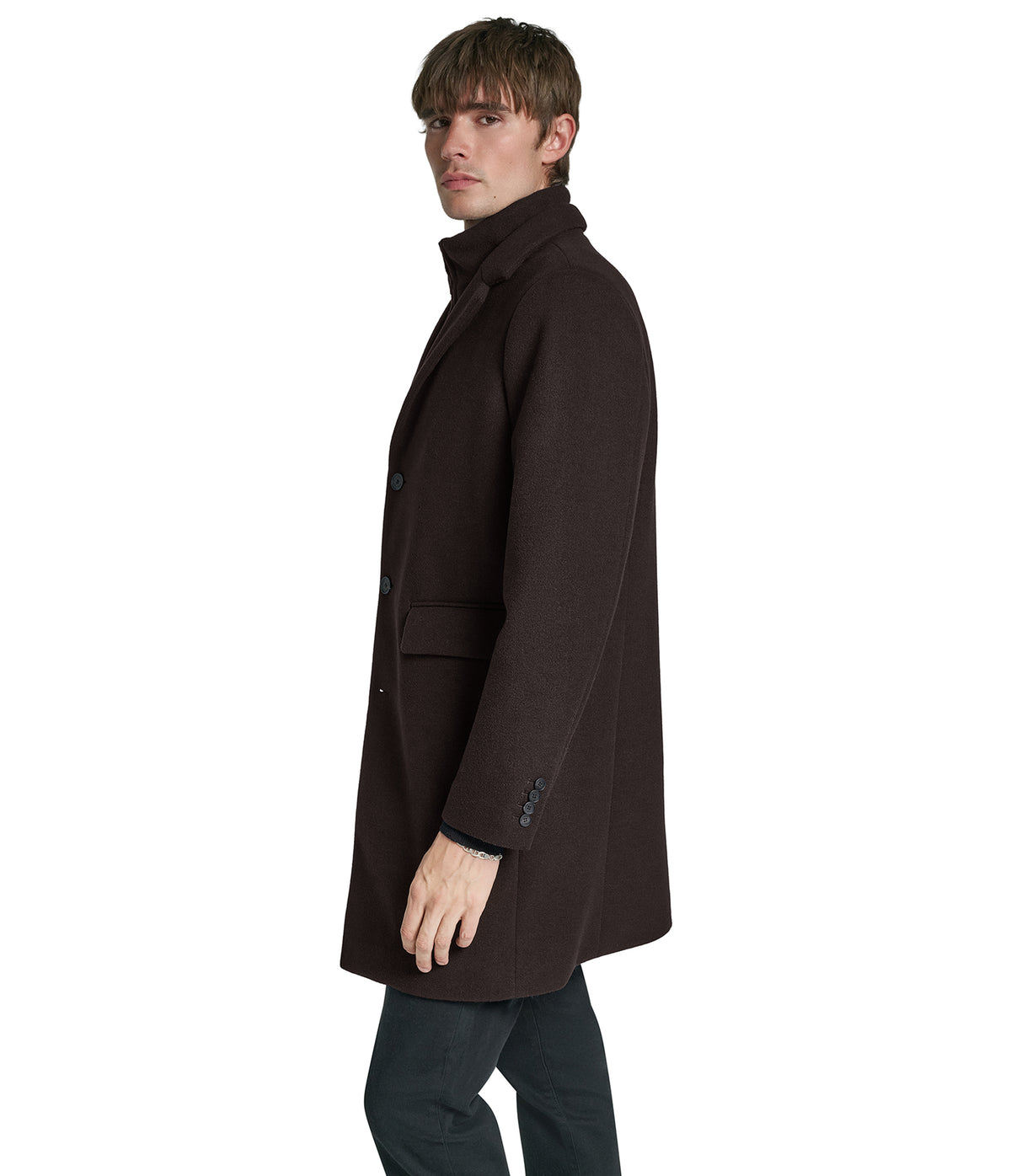 OVERCOAT WITH BIB VIEW 4 | Men's Coats & Jackets
