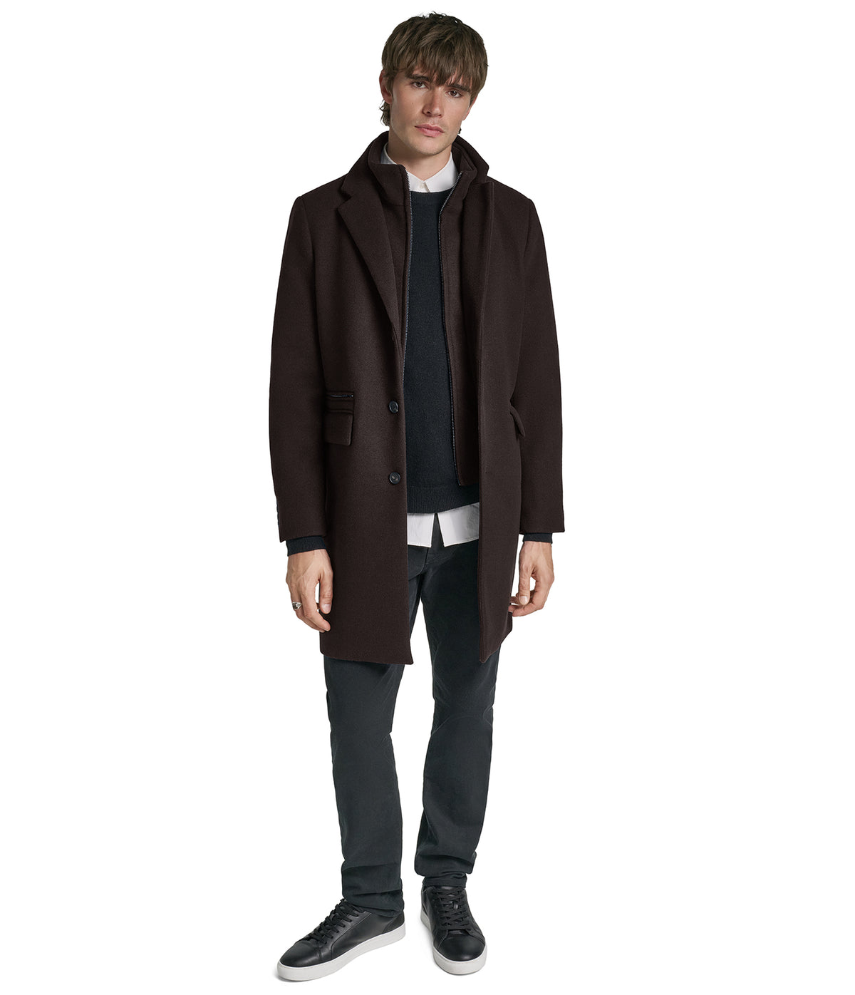 OVERCOAT WITH BIB VIEW 6 | Men's Coats & Jackets