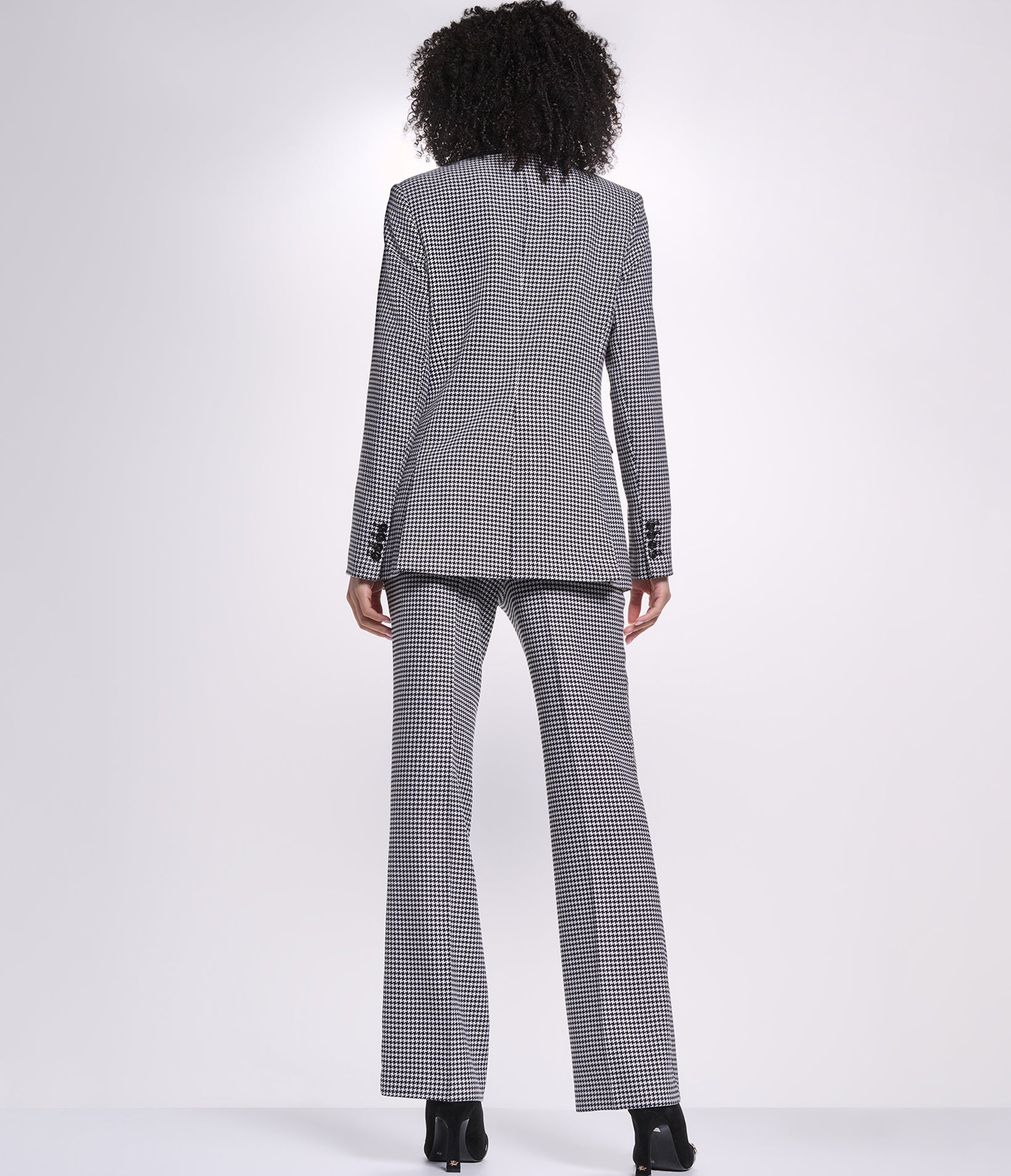 CO-ORD HOUSTOOTH CONTRAST LAPEL BLAZER VIEW 7