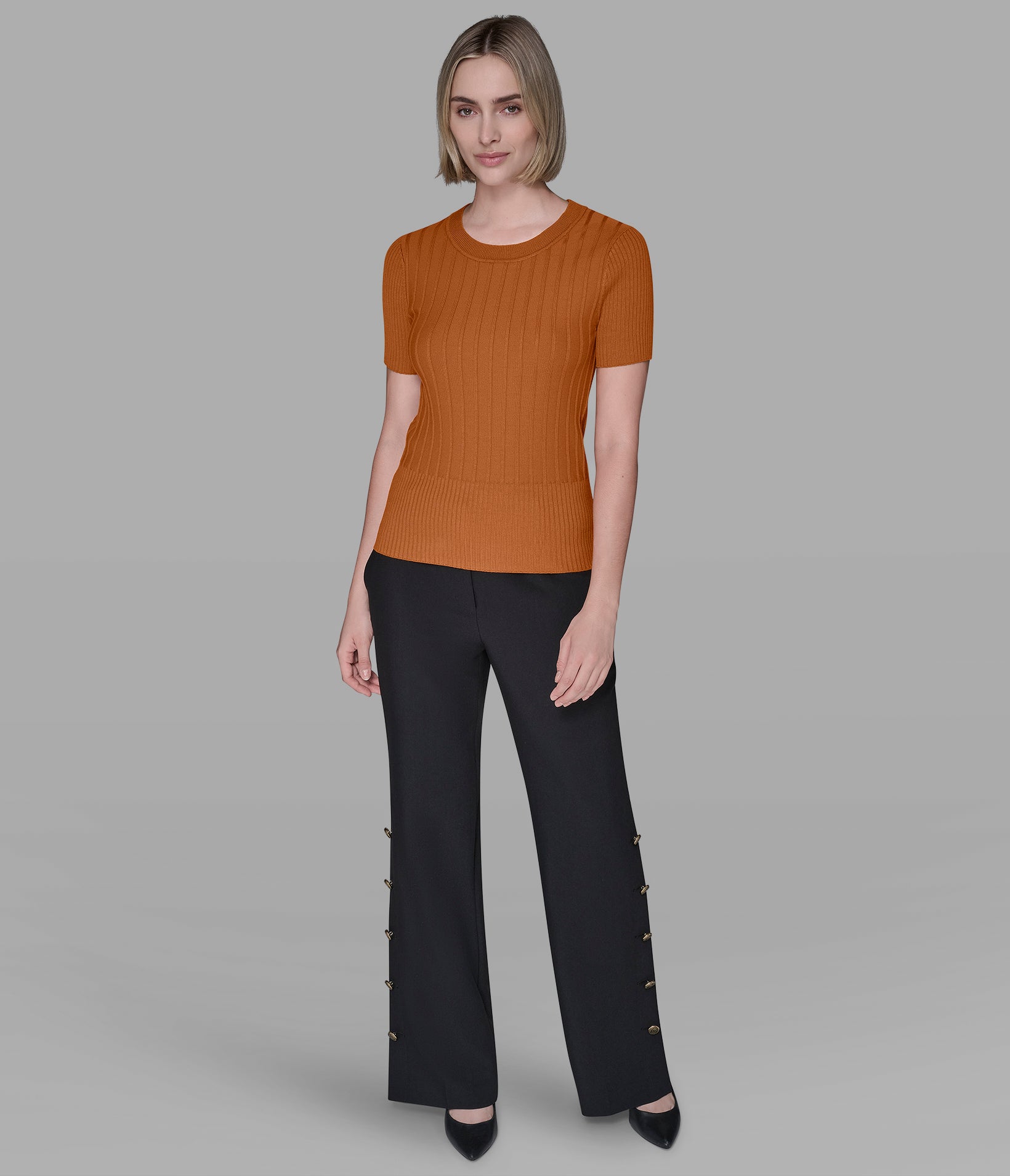 SHORT-SLEEVE SWEATER VIEW 4 | Women's Sale