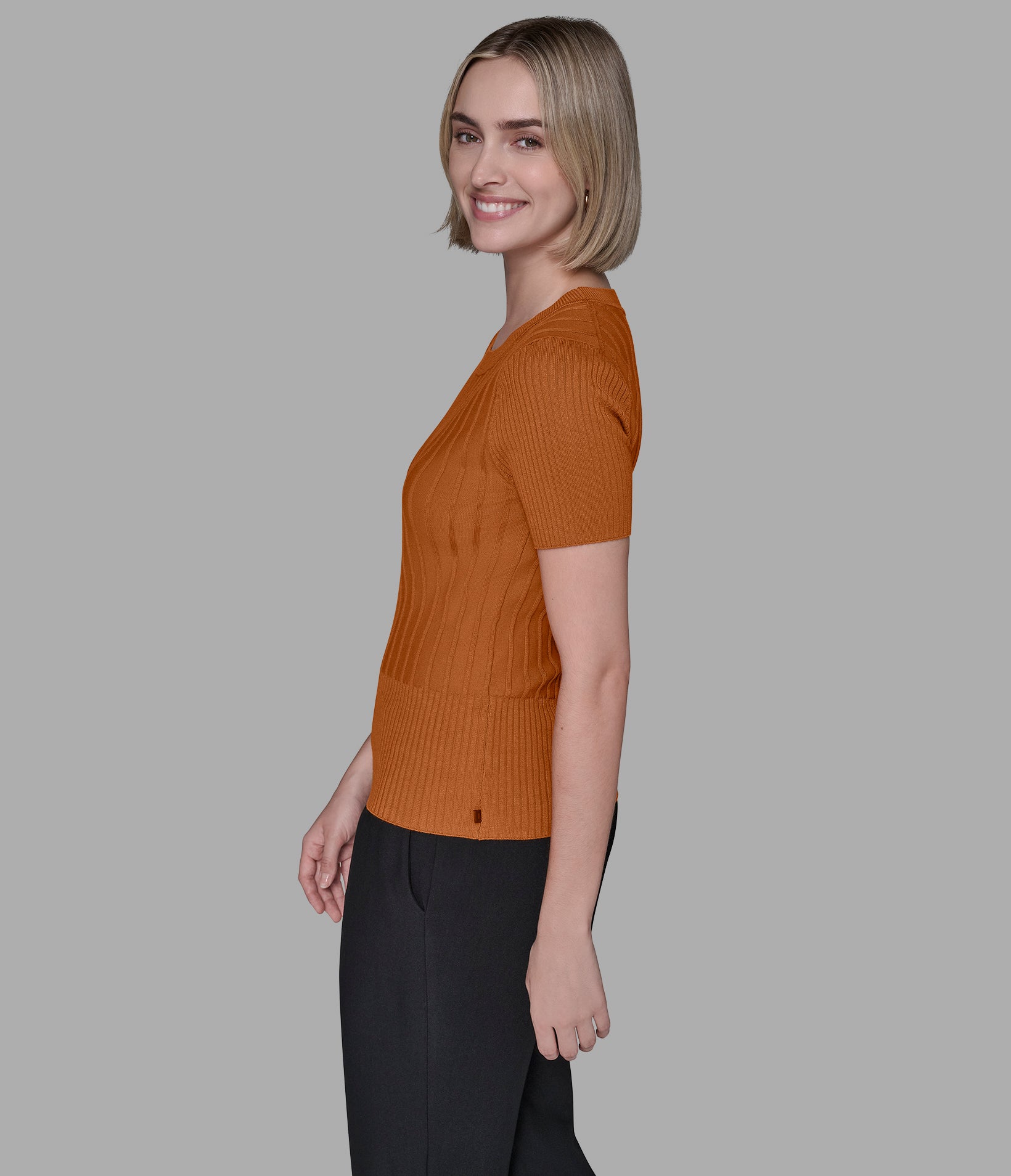 SHORT-SLEEVE SWEATER VIEW 3 | Women's Sale