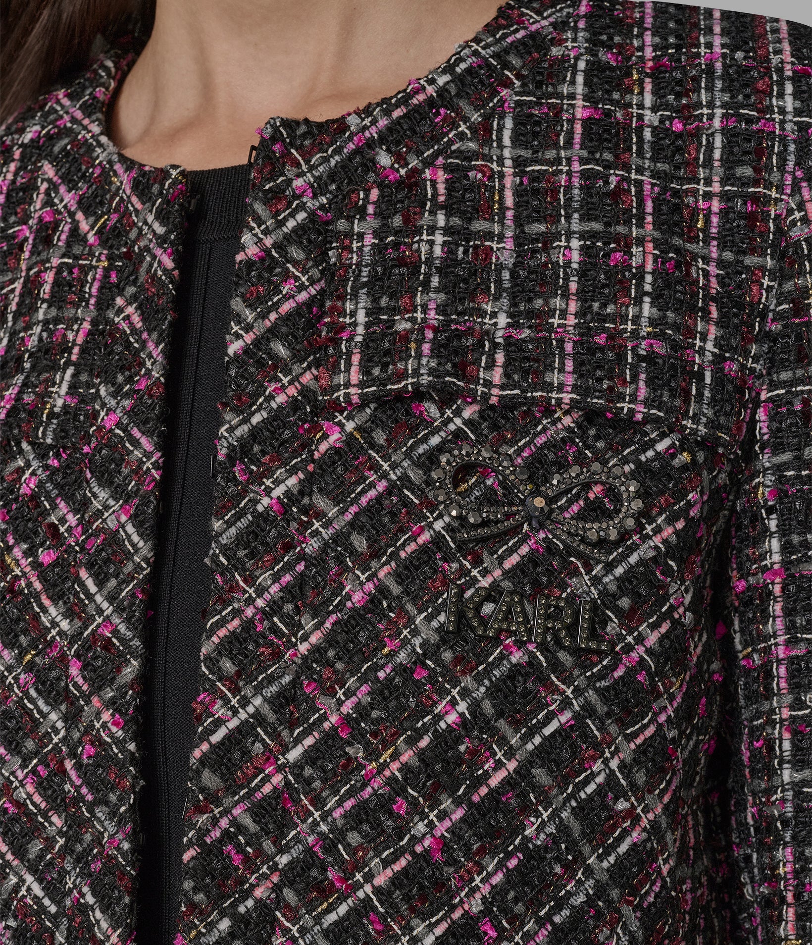 CROPPED TWEED JACKET VIEW 5 | Jackets & Coats
